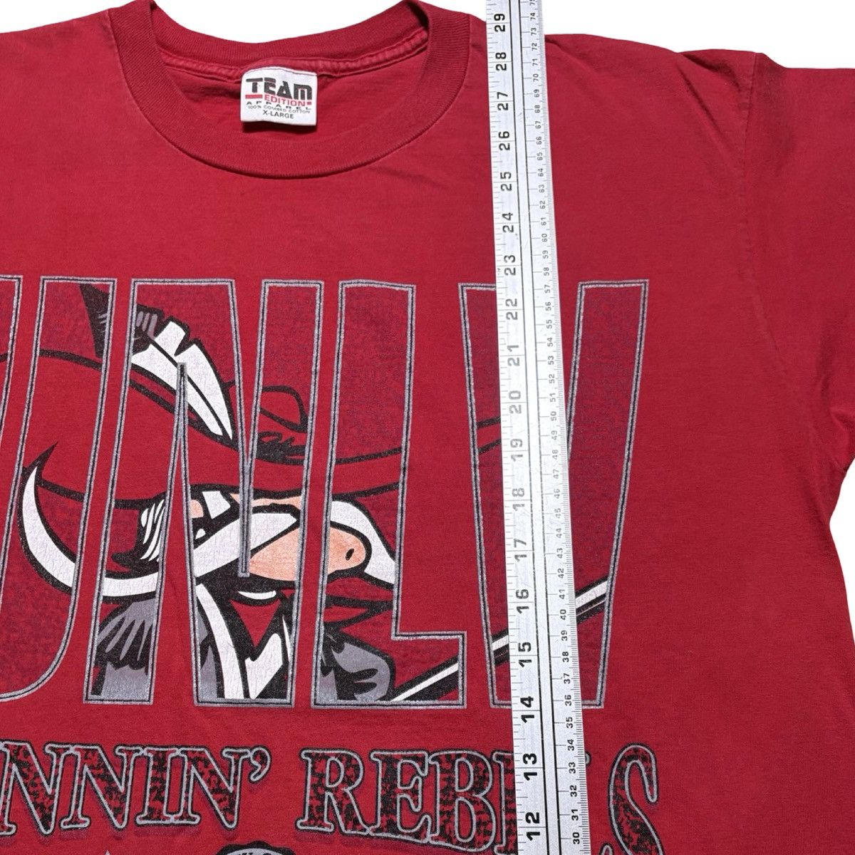 Other Vintage 90s UNLV Rebels Graphic T Shirt Red XL Size US XL / EU 56 / 4 - 5 Thumbnail