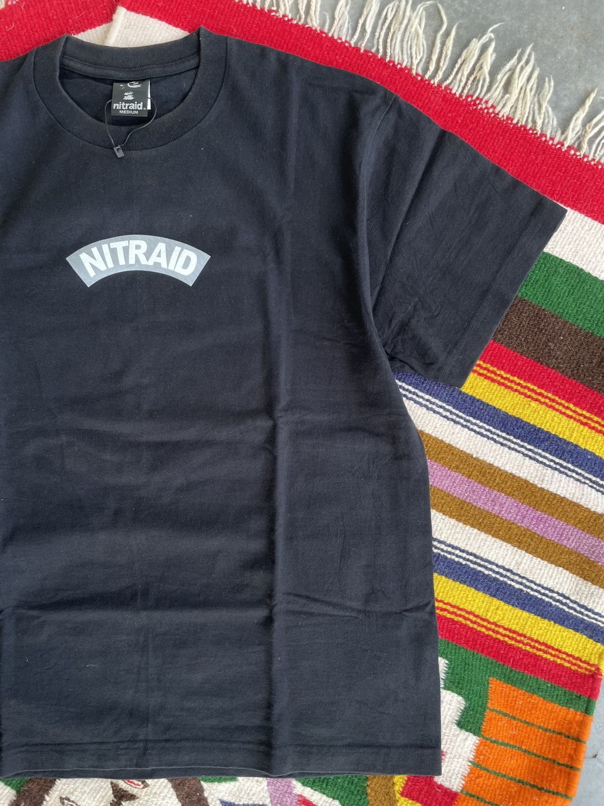Japanese Brand × Nitraid × Vintage VTG Nitraid Anti Babylon Equipment Tee Size US M / EU 48-50 / 2 - 2 Thumbnail