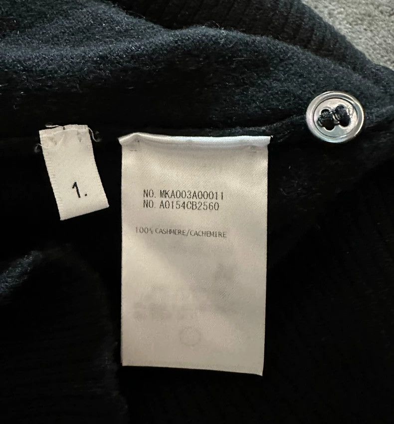 Thom Browne Thom BrowneBlack label black four-bar cashmere turtleneck Size US S / EU 44-46 / 1 - 2 Thumbnail