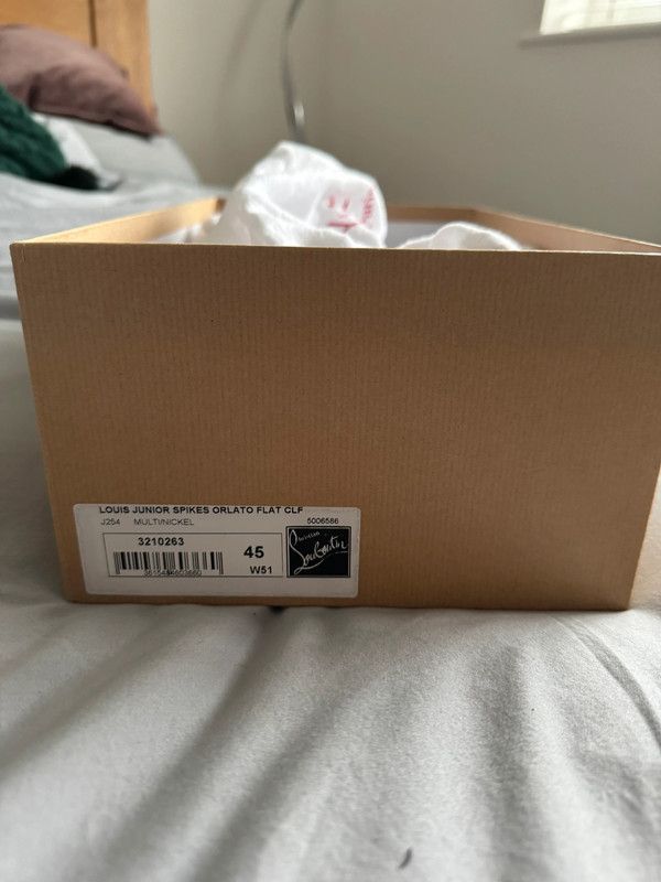 Christian Louboutin Christian Louboutin Blue & White With Red Stripe Size US 12 / EU 45 - 5 Thumbnail
