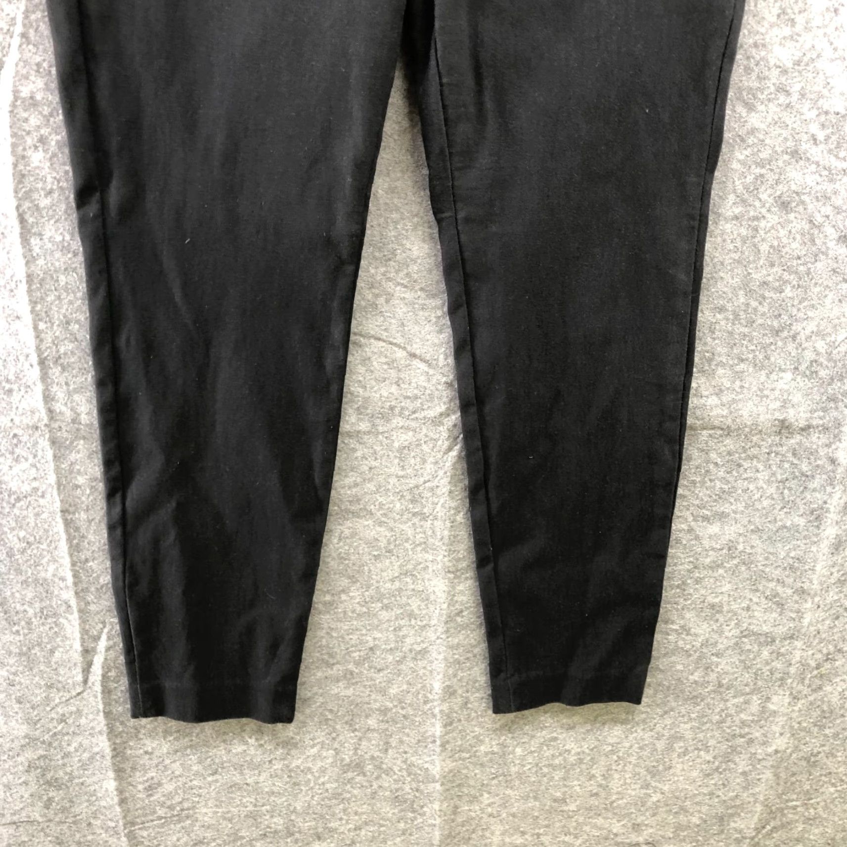 J.Crew J. Crew Ryder Dress Pants Womens 10 Skinny Ankle Black Stretch Cotton Blend Size 32" / US 10 / IT 46 - 4 Thumbnail
