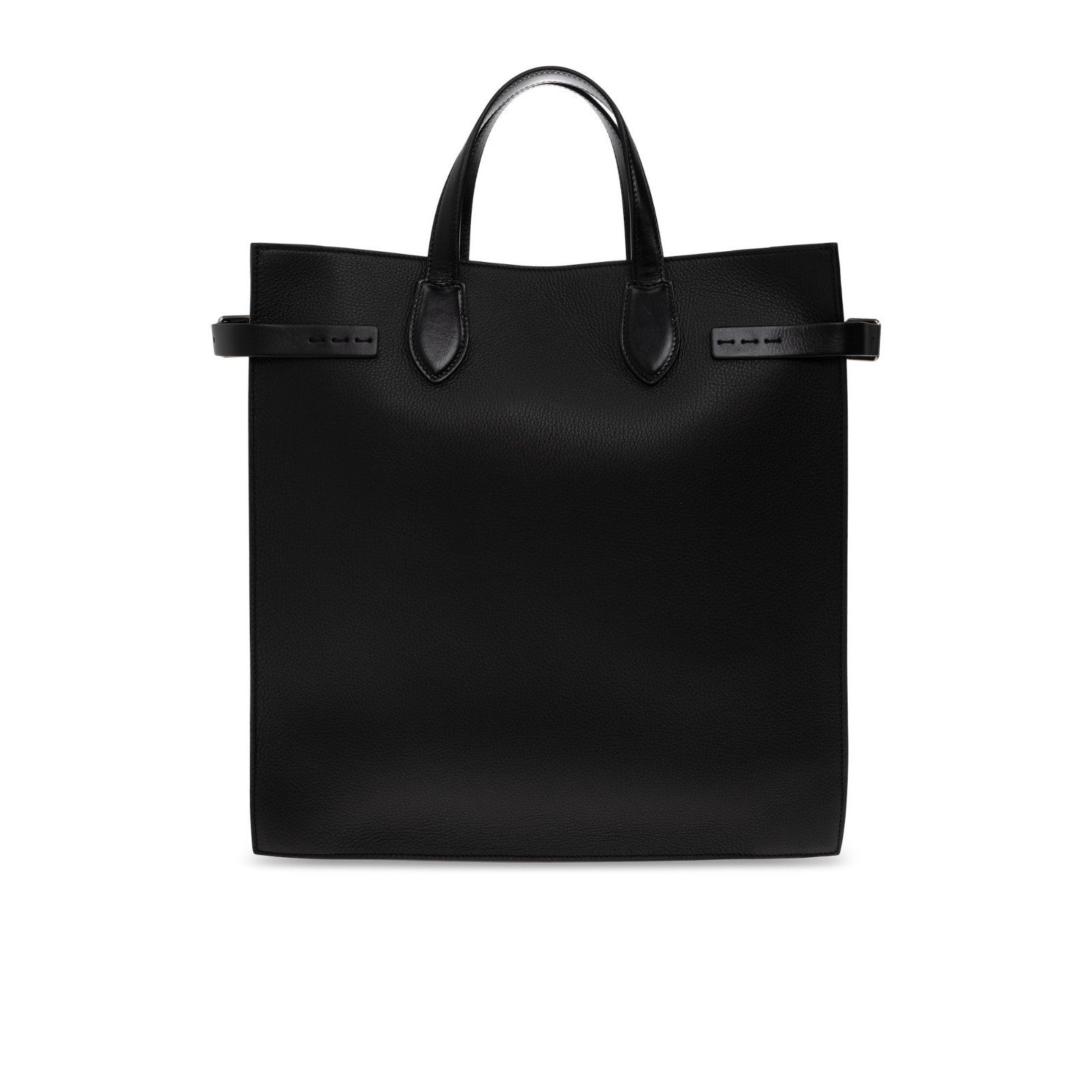 Valentino VALENTINO GARAVANI Black Leather Top Handle Bag New & Authen Size ONE SIZE - 2 Thumbnail
