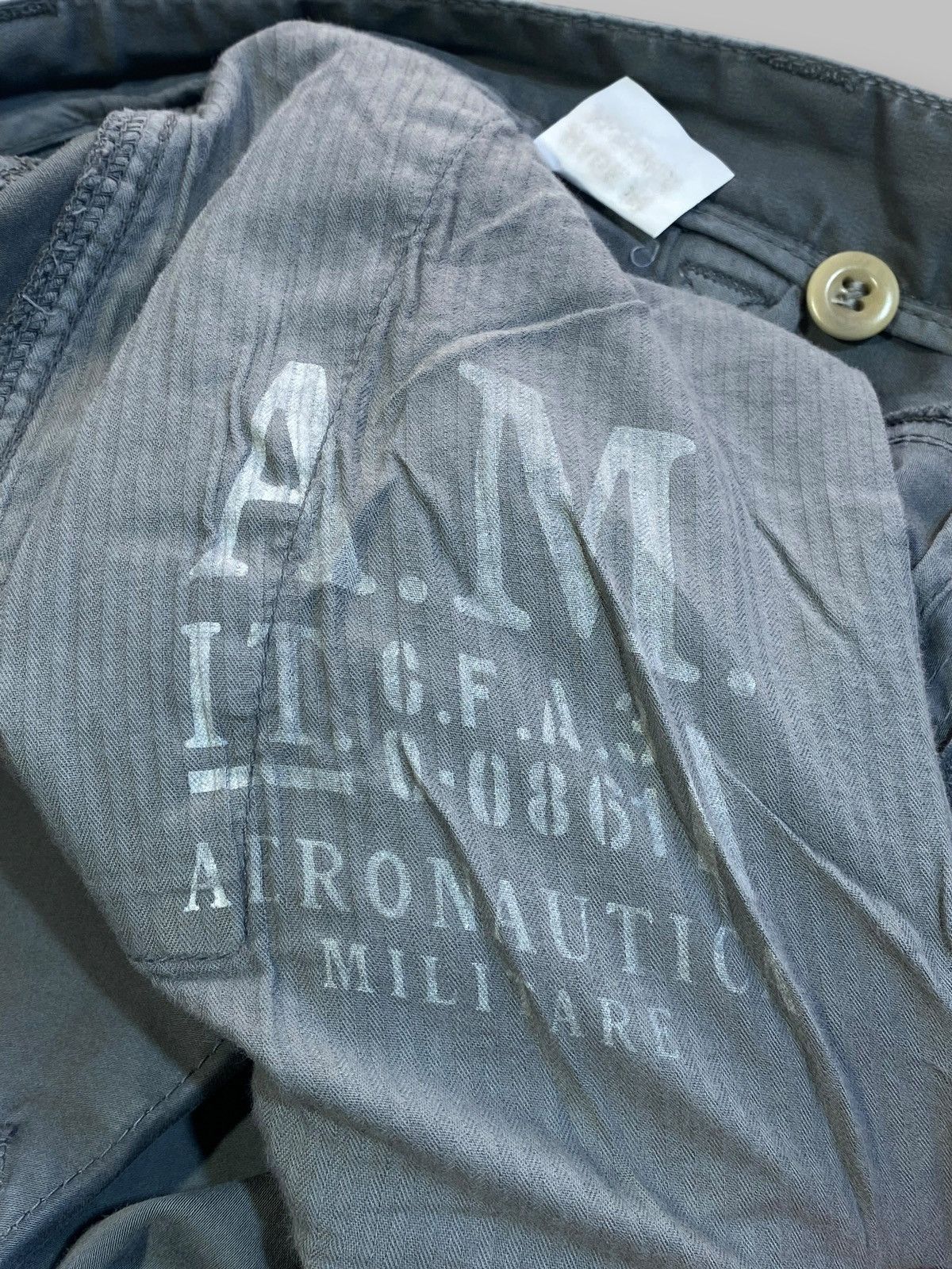 Aeronautica Militare Aeronautica Military Crazy Y2k Multi Pocket Cargo Pants Size US 34 / EU 50 - 19 Thumbnail