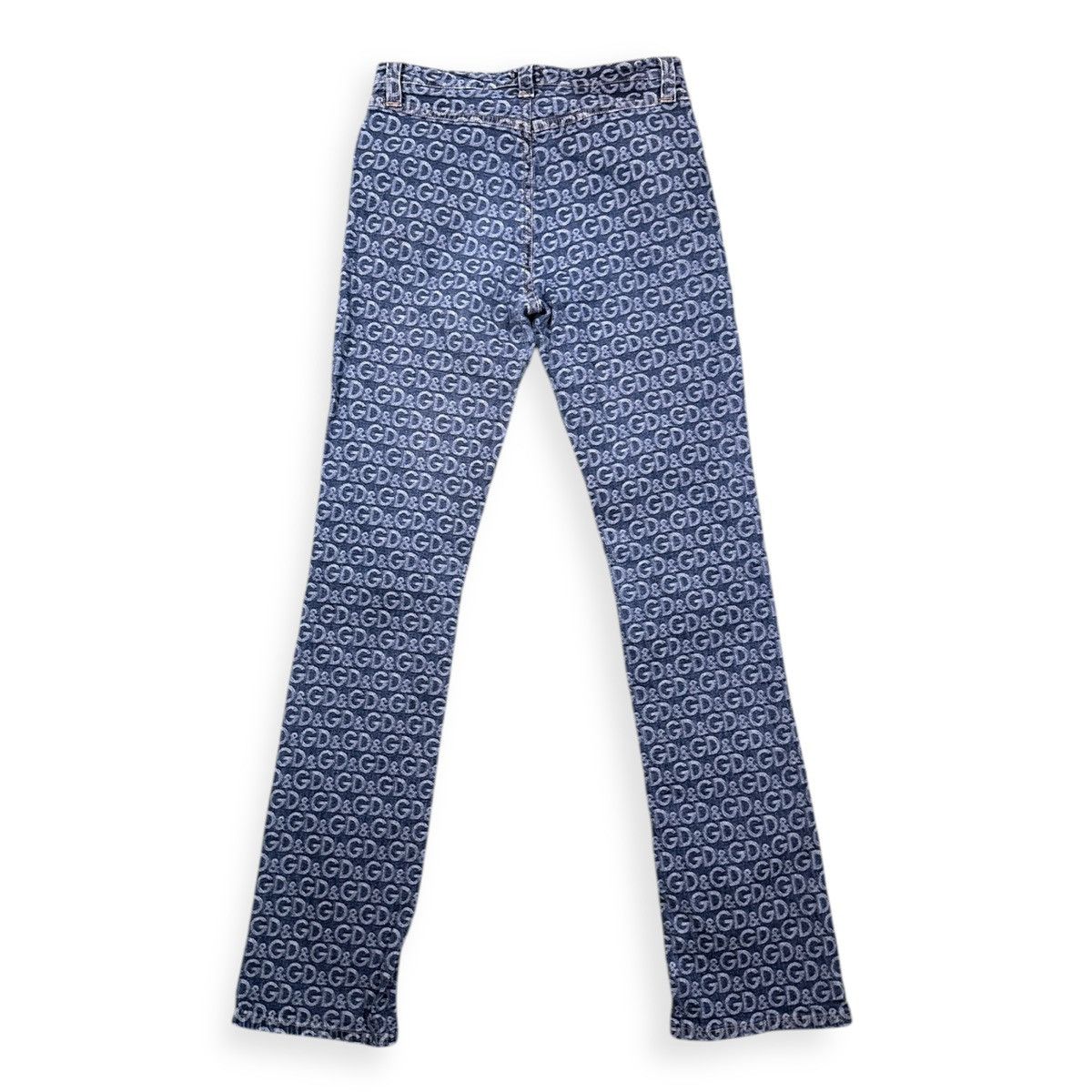 Dolce & Gabbana Dolce & Gabbana D&G Monogram Denim Jeans Vintage 29 Size 29" - 2 Thumbnail
