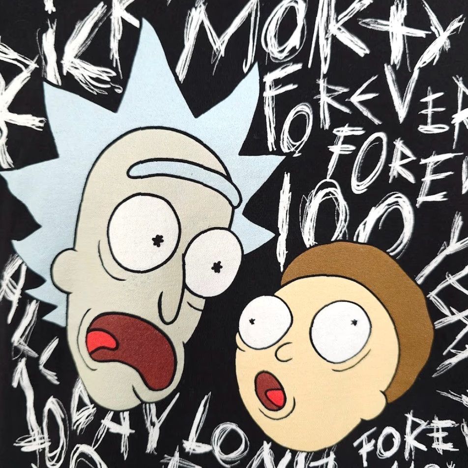 Swims VINTAGE Rick And Morty T Shirt Mens Size Small Black Adult Swim Cartoon Series Size US S / EU 44-46 / 1 - 3 Thumbnail