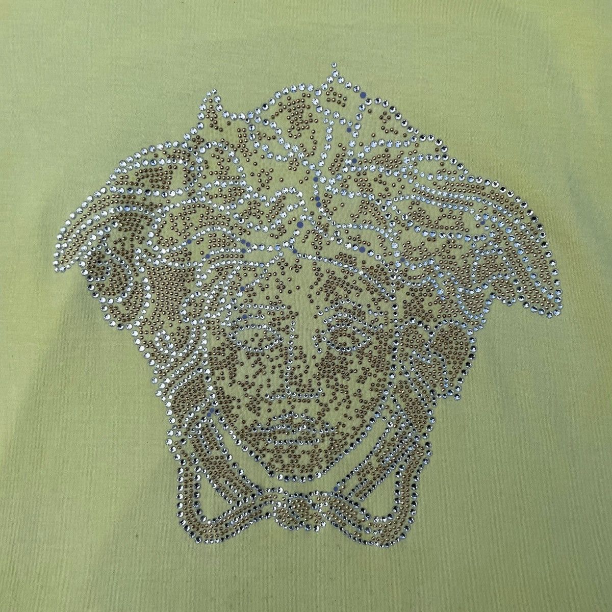 Versace Versace Medusa Taylor Fit Crystal and Stud Embellished Shirt Size US XL / EU 56 / 4 - 4 Thumbnail