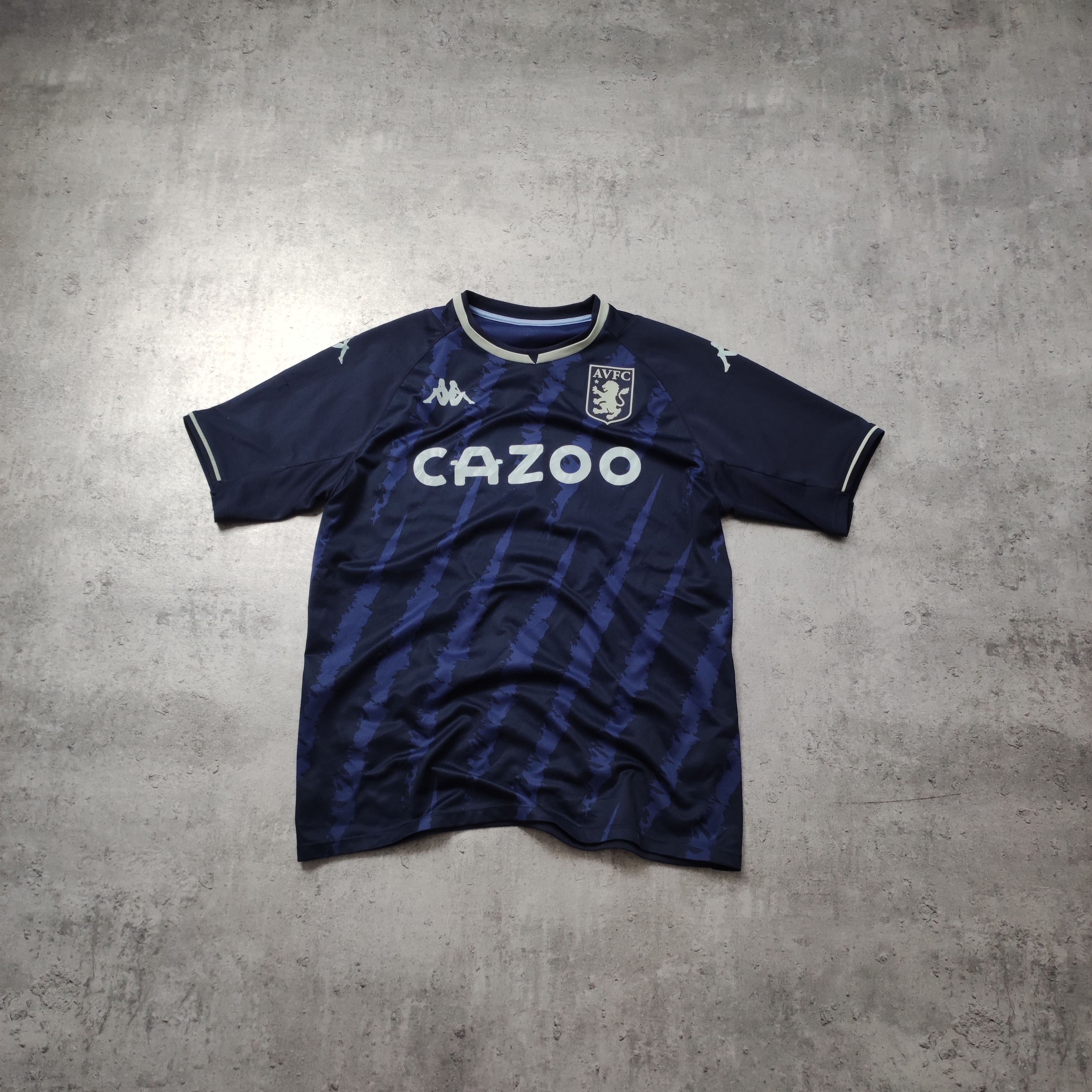 Vintage RARE Aston Villa x Kappa Third 2021 Cazoo Football Jersey Size US L / EU 52-54 / 3 - 1 Thumbnail