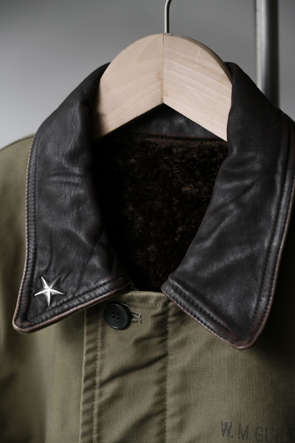 Wacko Maria WACKO MARIA N-1 Deck Jacket Leather Collar Studded & Patch Size US M / EU 48-50 / 2 - 2 Thumbnail