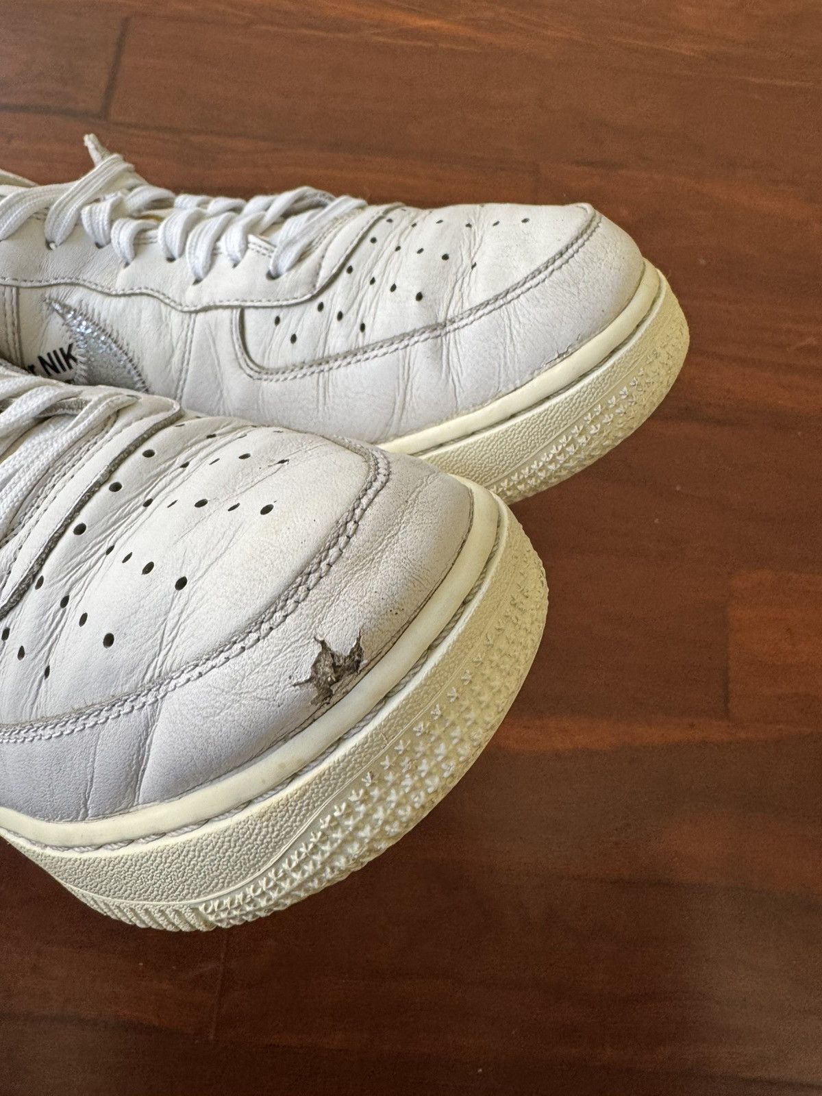 Nike × Off-White OFF WHITE AIR FORCE 1 LOW AF-100 WHITE COMPLEXCON SIZE 8 Size US 8 / EU 41 - 6 Thumbnail