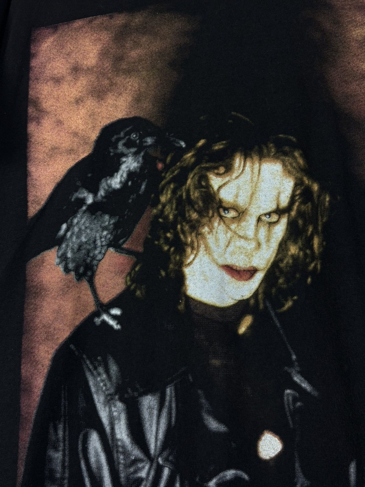 Vintage 90s The Crow 1994 Movie Promo Brandon Lee T-Shirt Black ~XL Size US XL / EU 56 / 4 - 3 Thumbnail