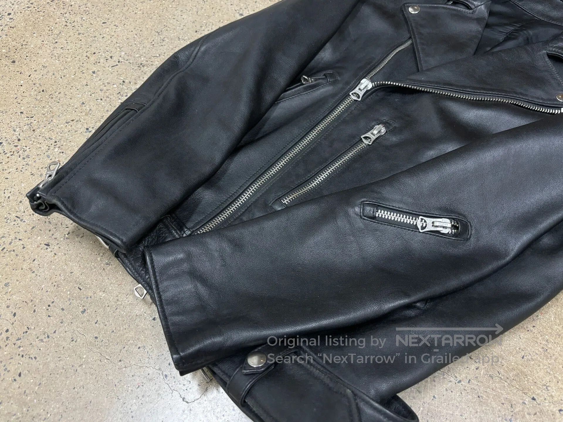 Acne Studios Acne Studios Sheepskin Biker Jacket. Size M / US 6-8 / IT 42-44 - 6 Thumbnail