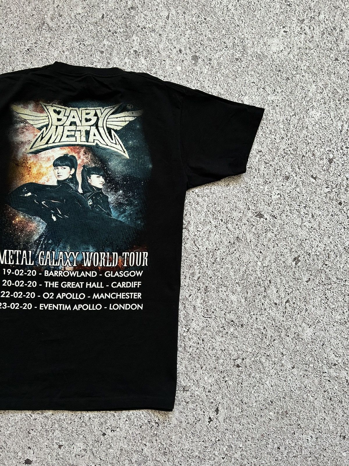 Band Tees × Vintage Vintage Baby Metal Metal Galaxy World Tour 2020 T-Shirt Size US S / EU 44-46 / 1 - 7 Thumbnail