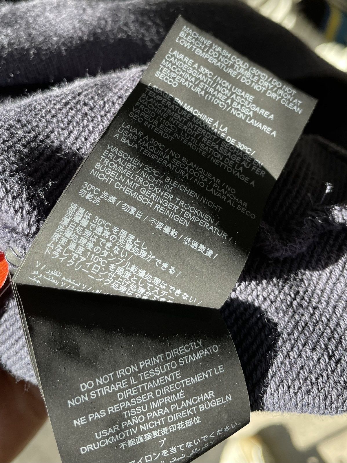 Heron Preston Heron Preston Navy Spray Sweatshirt Size US XL / EU 56 / 4 - 10 Thumbnail