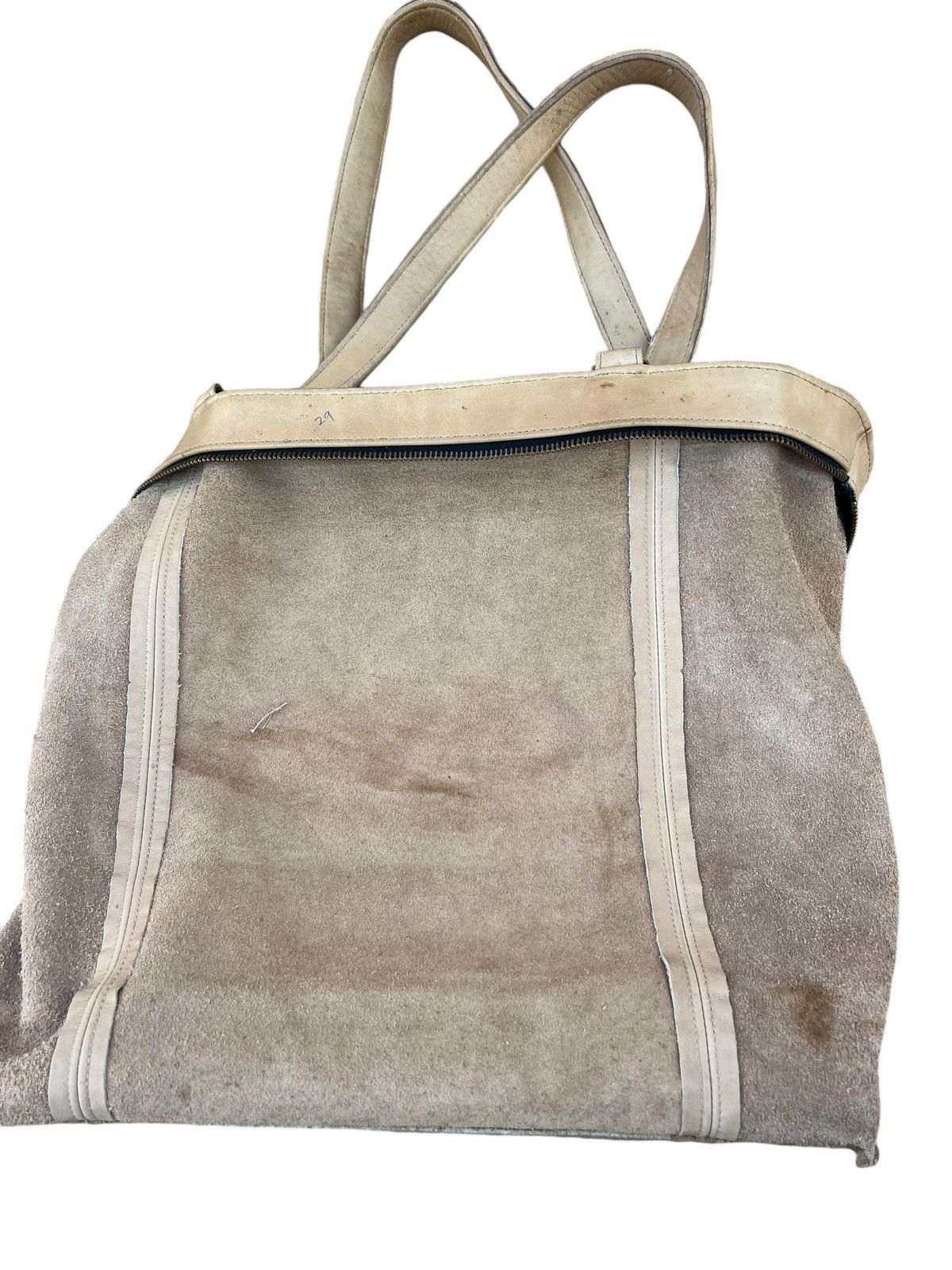 Coach × Leather Vintage 90s COACH Distress Stains Patina Leather Tote Bag Size ONE SIZE - 23 Thumbnail