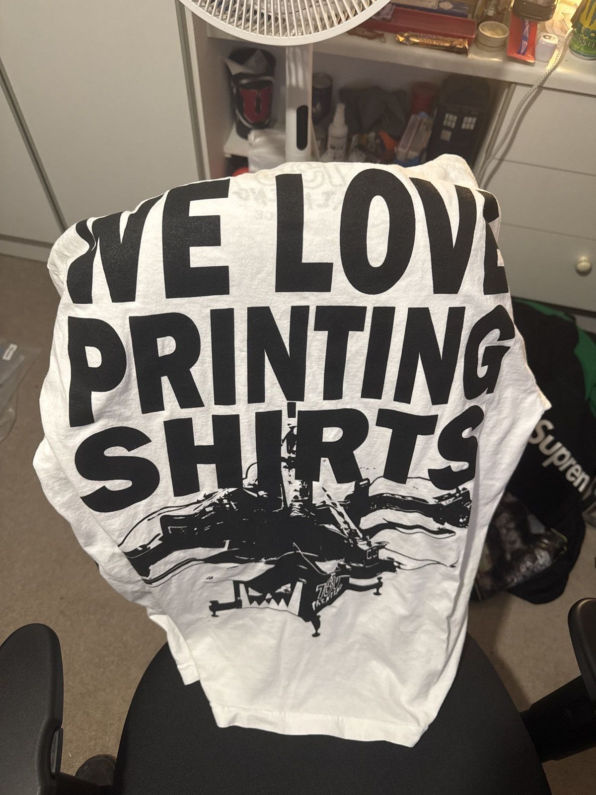 Other shadow wizard 730 printing gang tee size large white Size US L / EU 52-54 / 3 - 2 Thumbnail