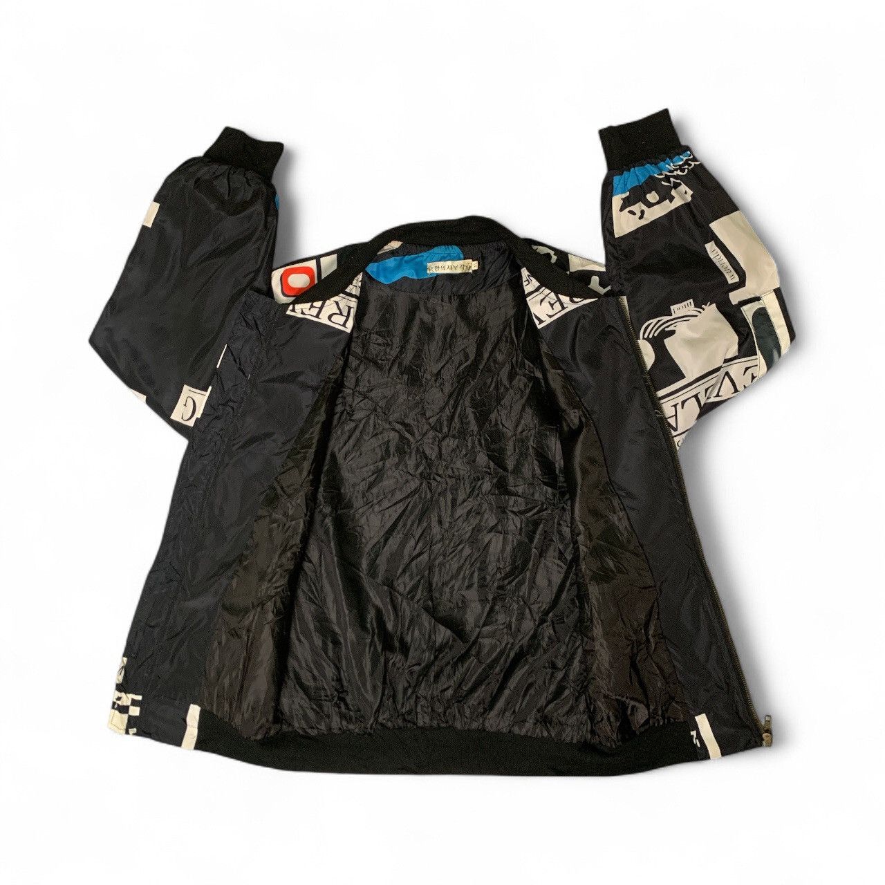 Japanese Brand Rare Design Pavilion Hanuiji Full Print Bomber Jackets Size XL / US 12-14 / IT 48-50 - 3 Thumbnail