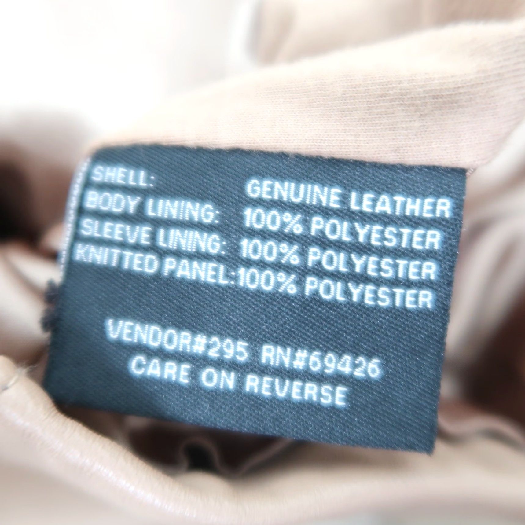 Vintage Wilsons Leather Moto Jacket Tan Leather Zip Front Small Womens Jacket Short Casual Fall Spring zip front moto jacket tan leather small womens Size S / US 4 / IT 40 - 7 Thumbnail