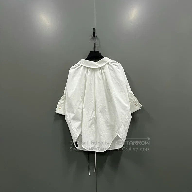 Gucci Gucci White pointed collar tie three-quarter sleeve shirt Size M / US 6-8 / IT 42-44 - 2 Thumbnail