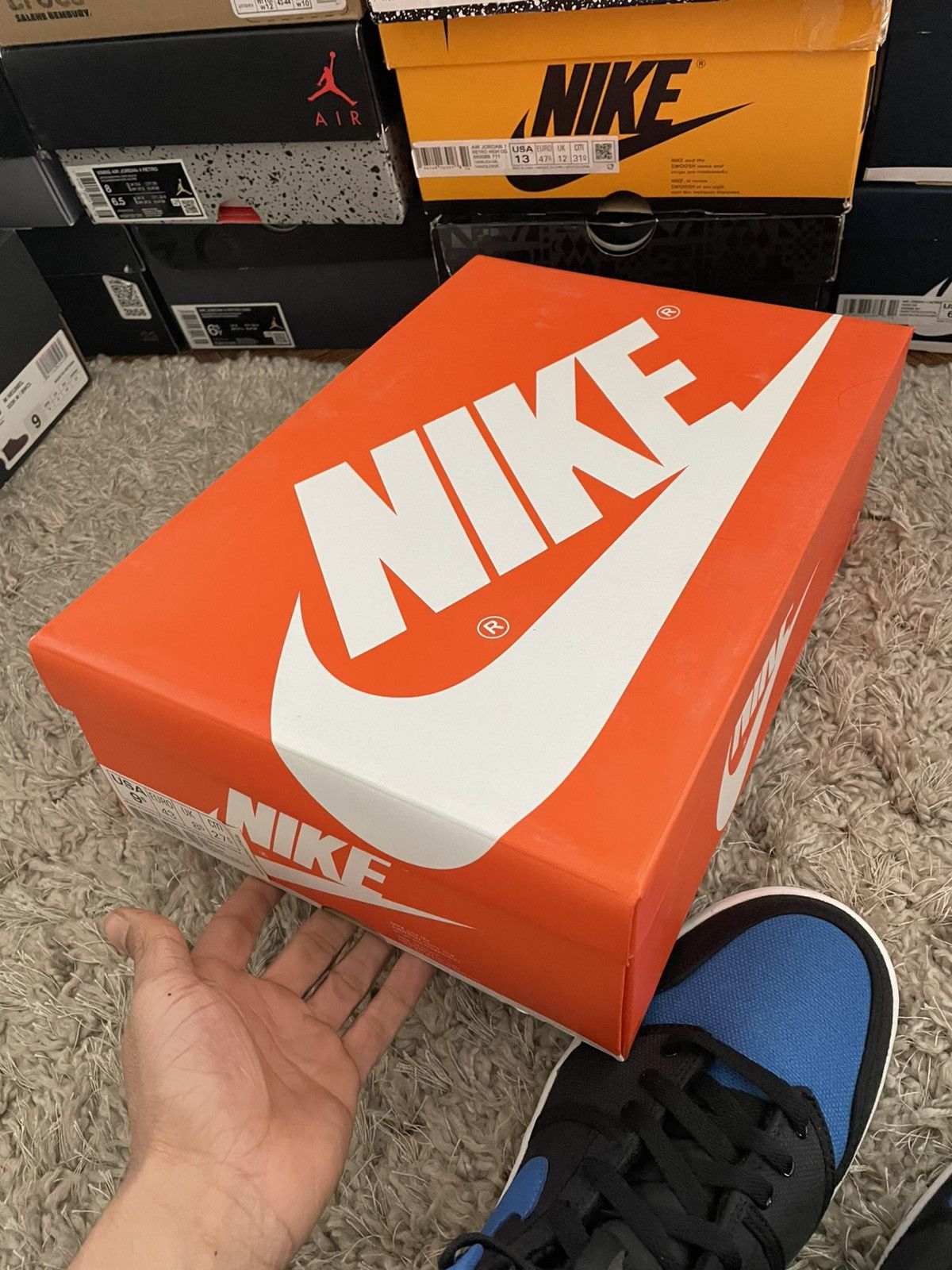 Jordan Brand Jordan 1 AJKO High Sport Blue Size US 9.5 / EU 42-43 - 10 Thumbnail