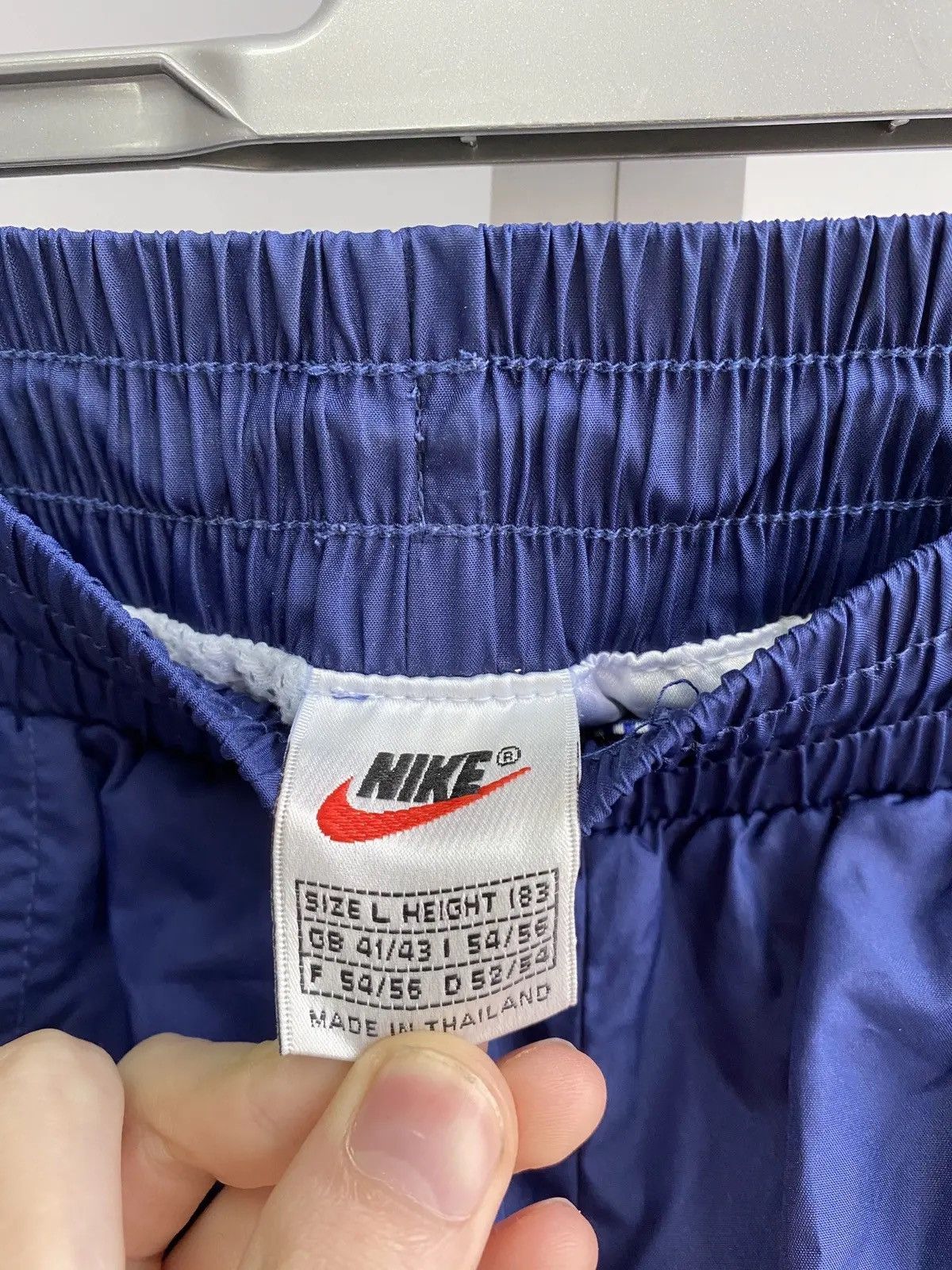 Nike × Vintage Vtg Nike Athletic Wind Breaker Pants Lined Men's Size US 34 / EU 50 - 5 Thumbnail