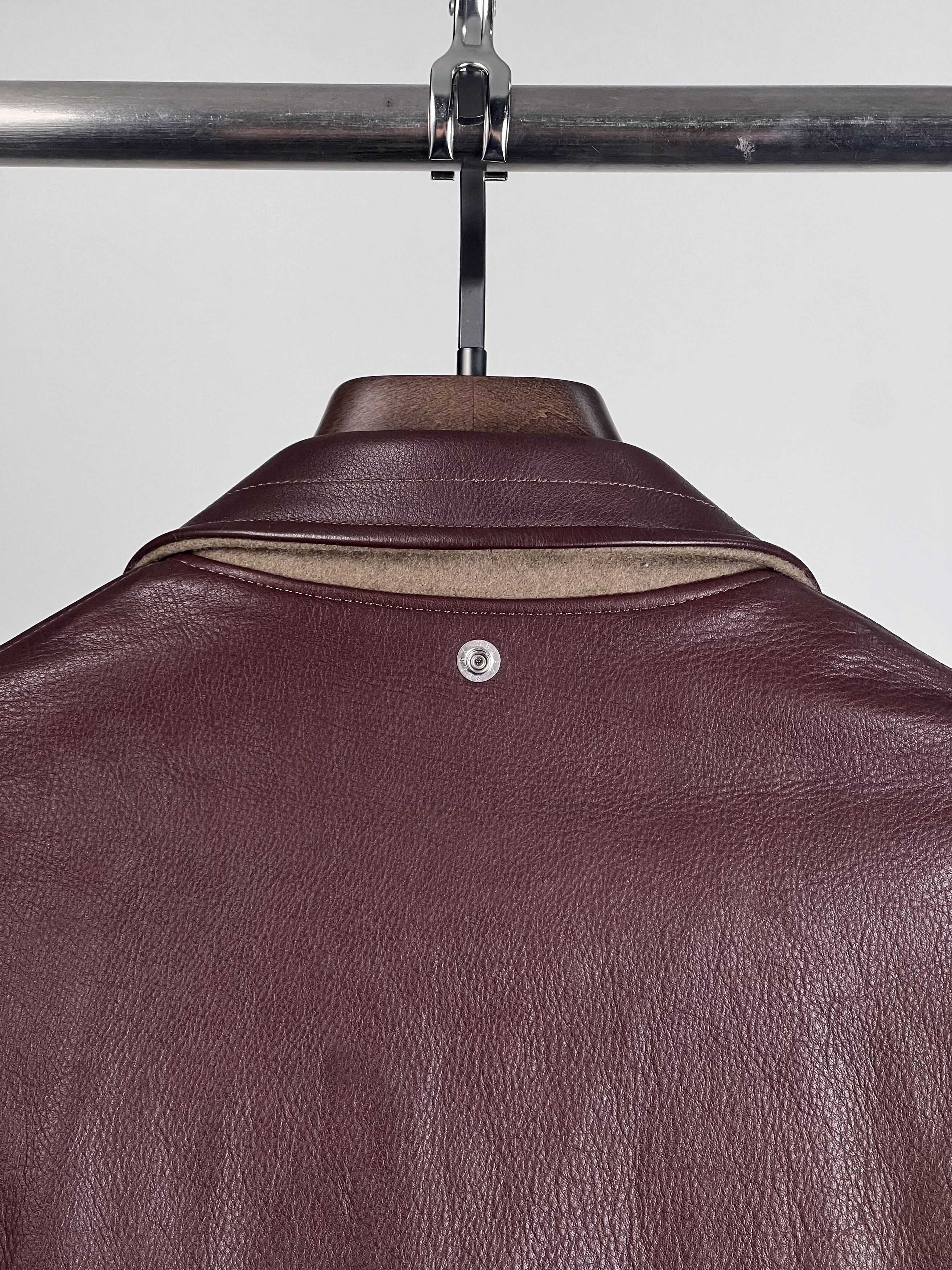 Undercover Brand New J4206-1 Bordeaux Leather Jacket FW2012*RARE Size US L / EU 52-54 / 3 - 8 Thumbnail