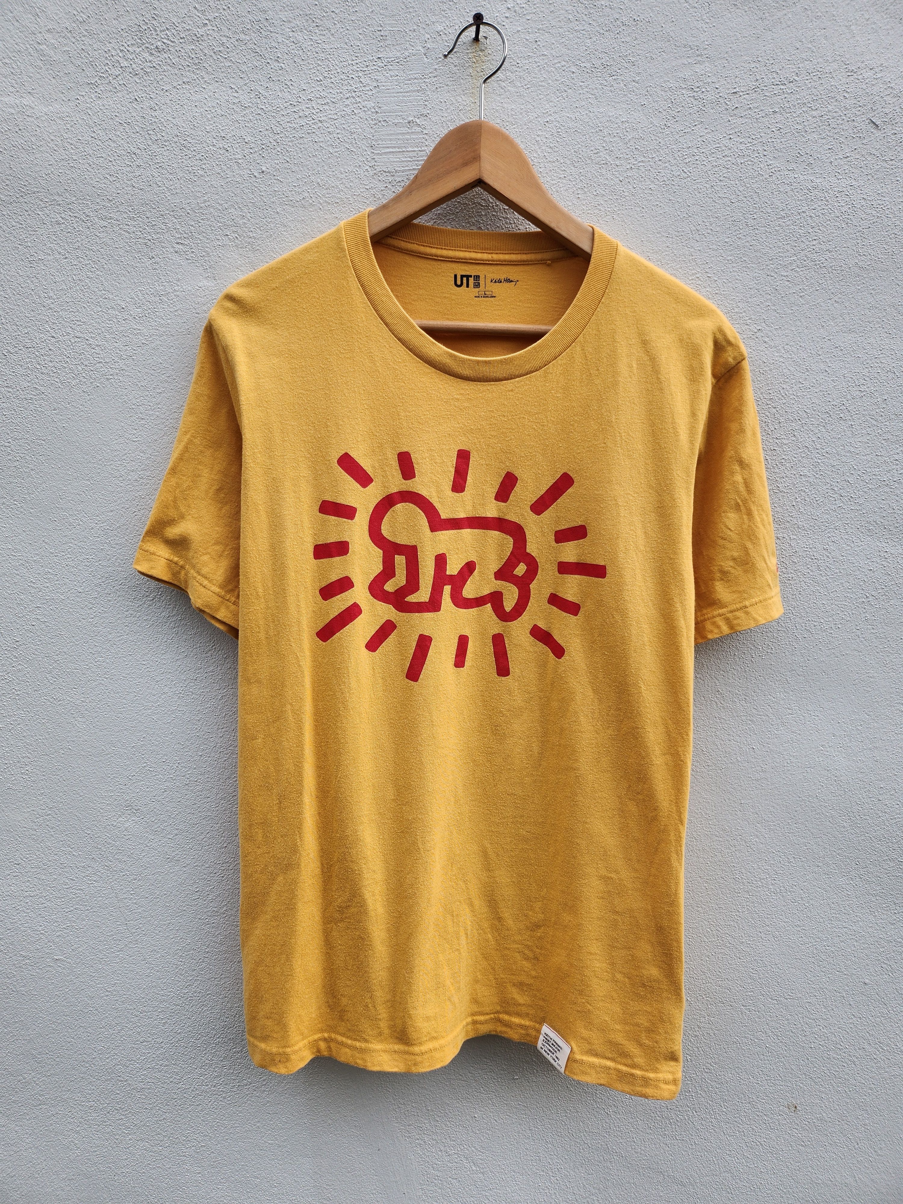 Japanese Brand 💥 UT Keith Haring New Born Baby Masterpiece TShirt Size US L / EU 52-54 / 3 - 1 Thumbnail