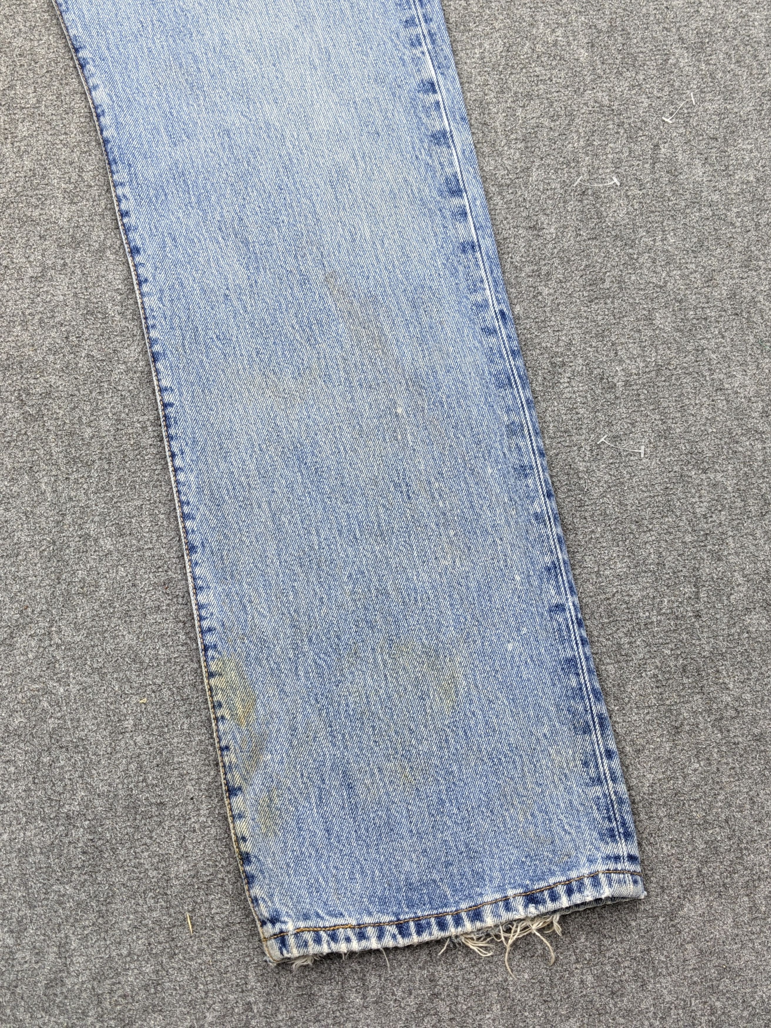 Levi's × Vintage Vintage Levis 501 Light Blue Jeans Size US 34 / EU 50 - 12 Thumbnail