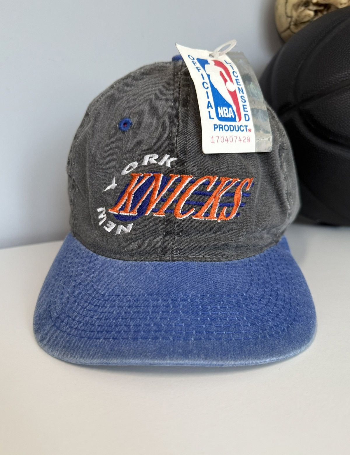 Vintage BNWT 90’s New York Knicks NBA Licensed Cap Hat One Size Size ONE SIZE - 3 Thumbnail