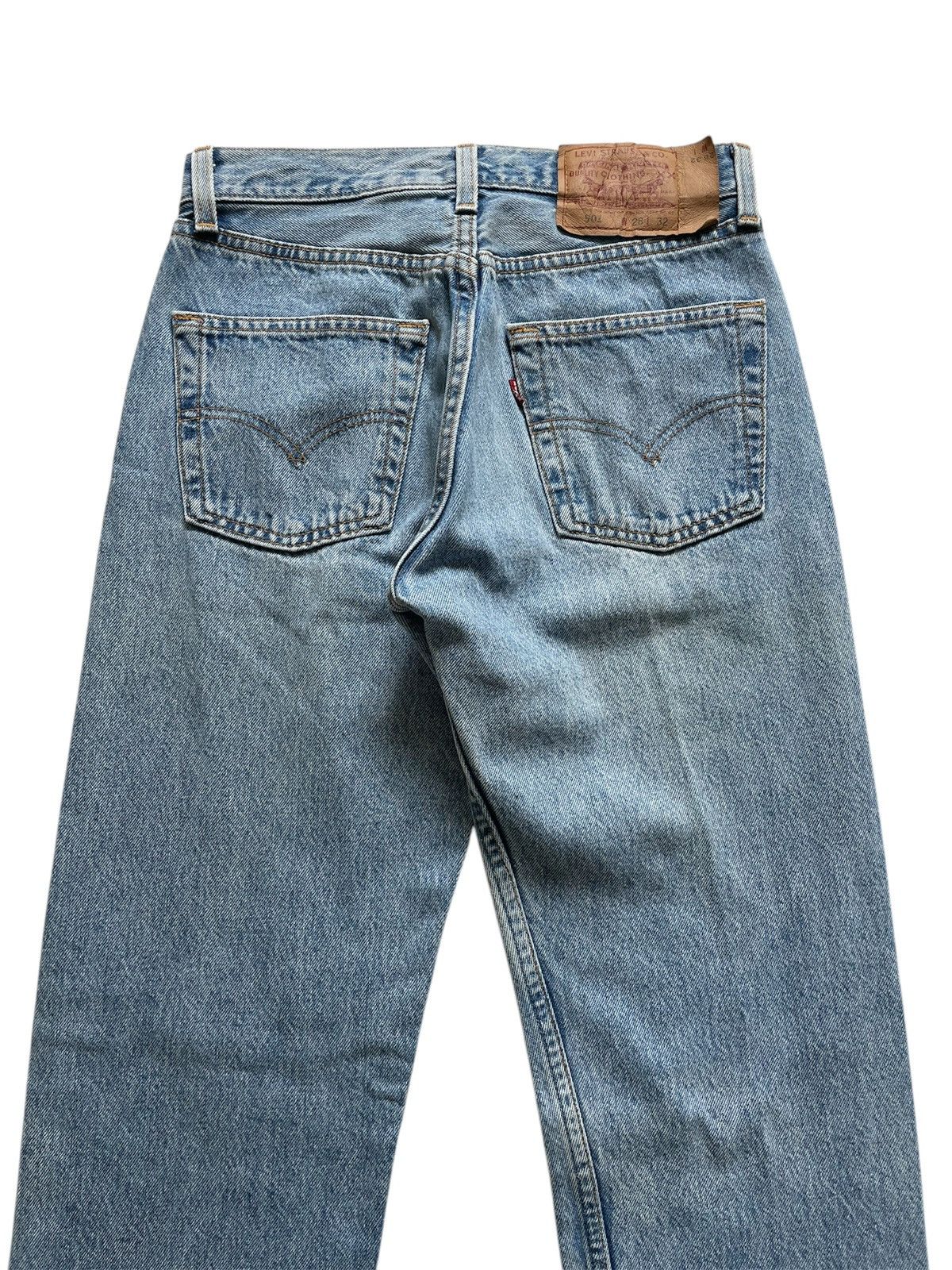 Levi's × Vintage Vintage 90s Levis 501 Blue Washed Jeans 28x32 Size US 28 / EU 44 - 5 Thumbnail