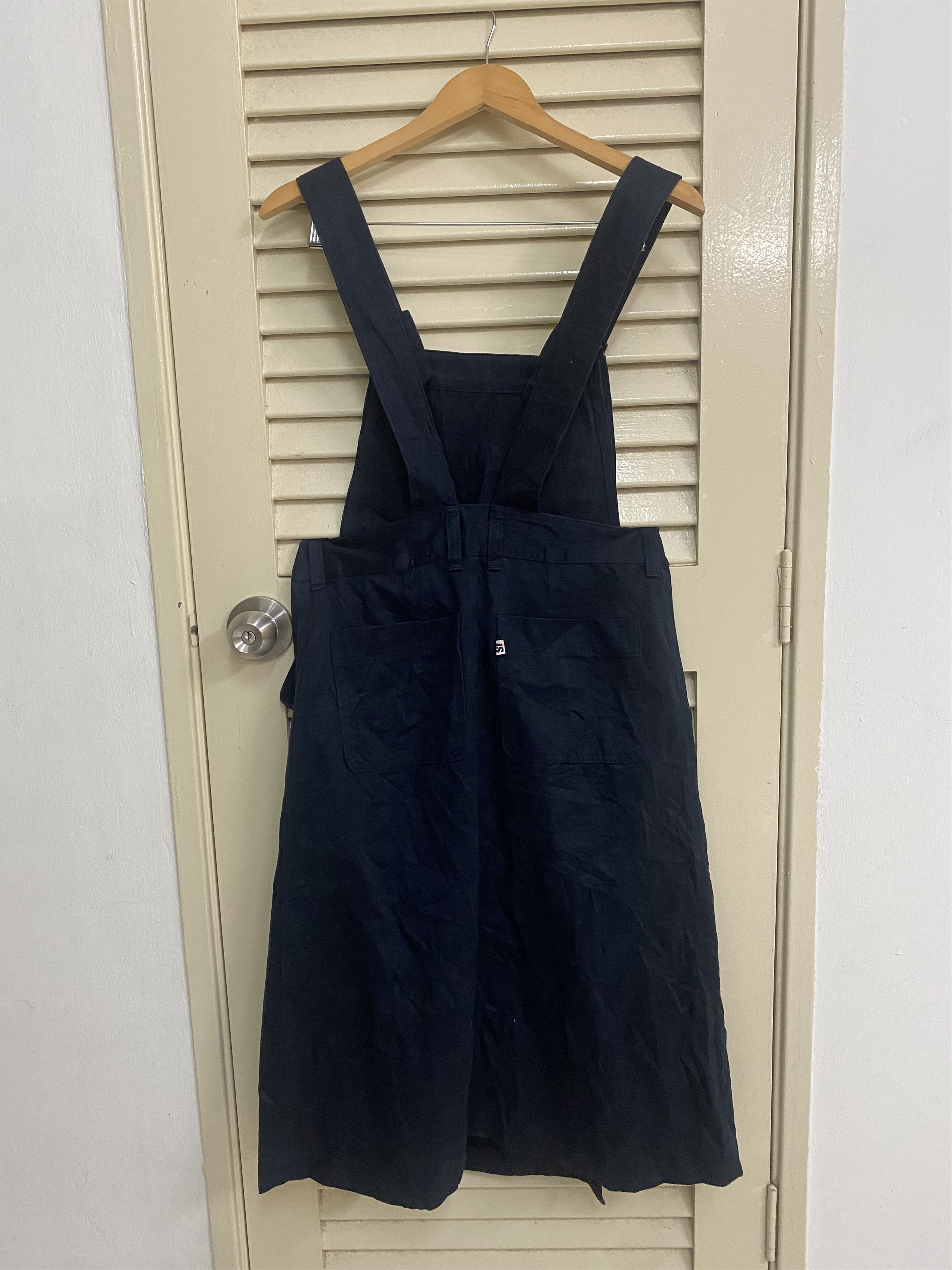 Issey Miyake 90s Issey Miyake Overall Skirt Denim Size US 34 / EU 50 - 3 Thumbnail