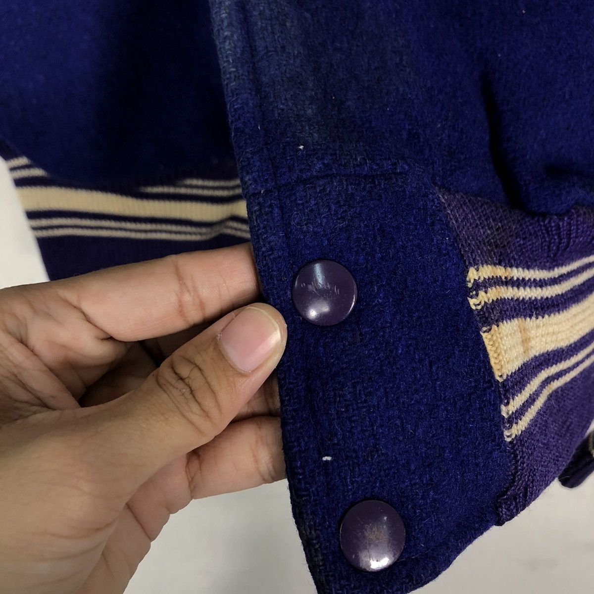 Toyo Enterprises 🔥Vintage Leather Varsity Jacket Division of Holt’s USA Size US M / EU 48-50 / 2 - 14 Thumbnail