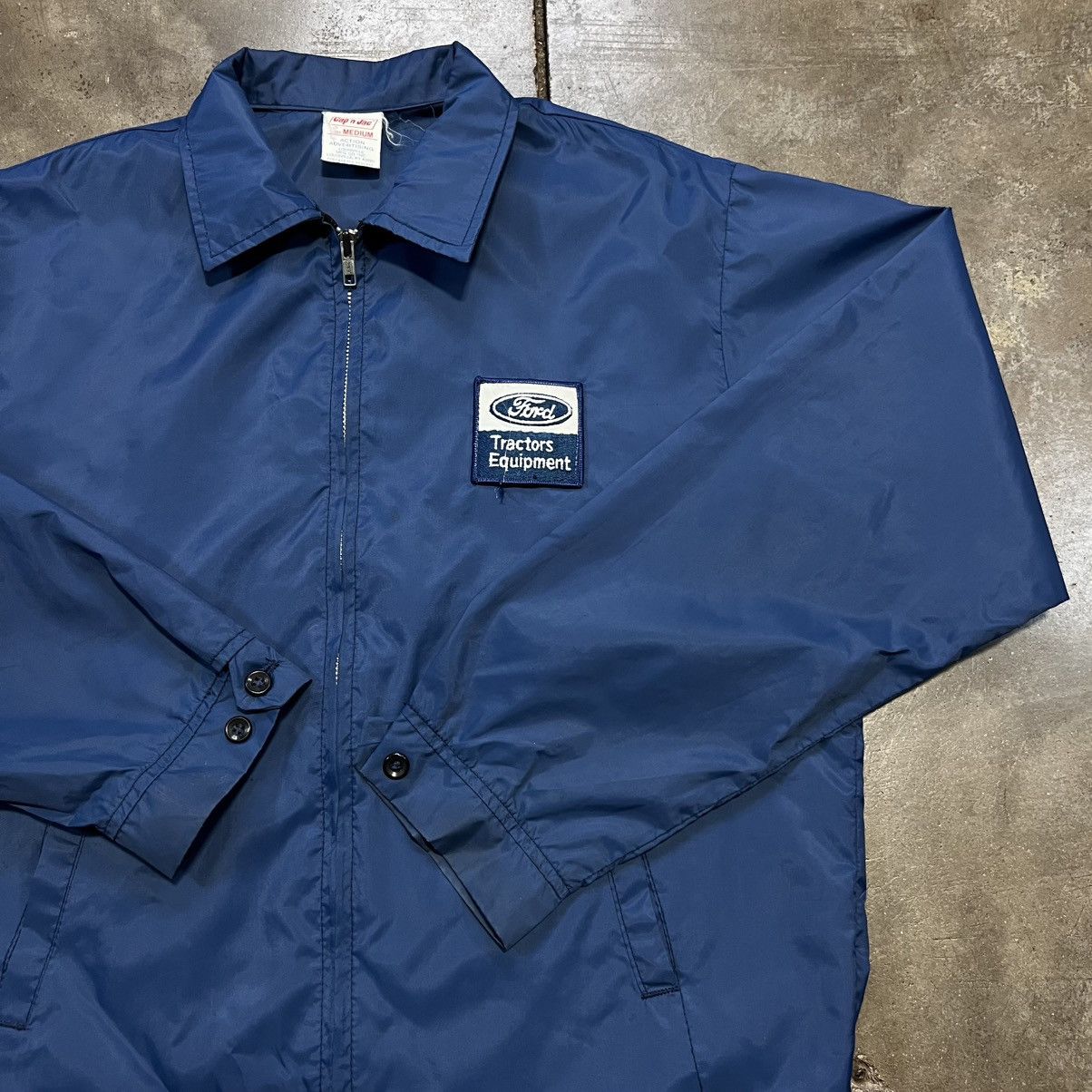 Ford × Vintage Vintage 70s Ford Tractor Equipment Windbreaker 
