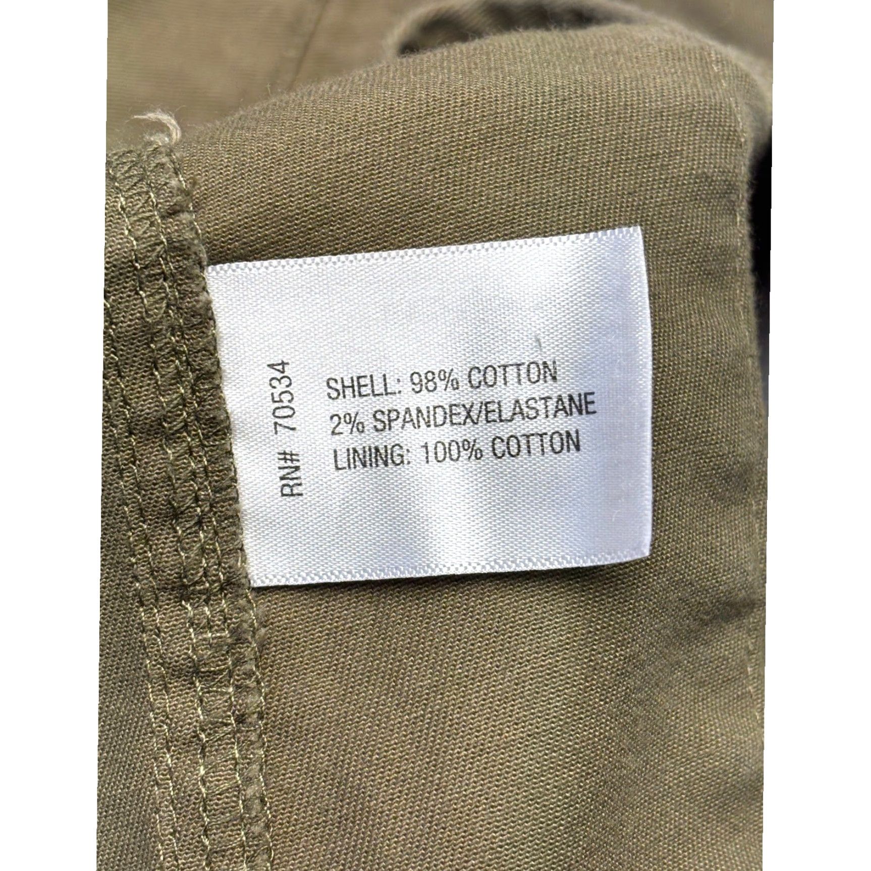 Orvis VINTAGE Orvis Womens Olive Green Utility Field Jacket Cotton Stretch Size L Size L / US 10 / IT 46 - 5 Thumbnail