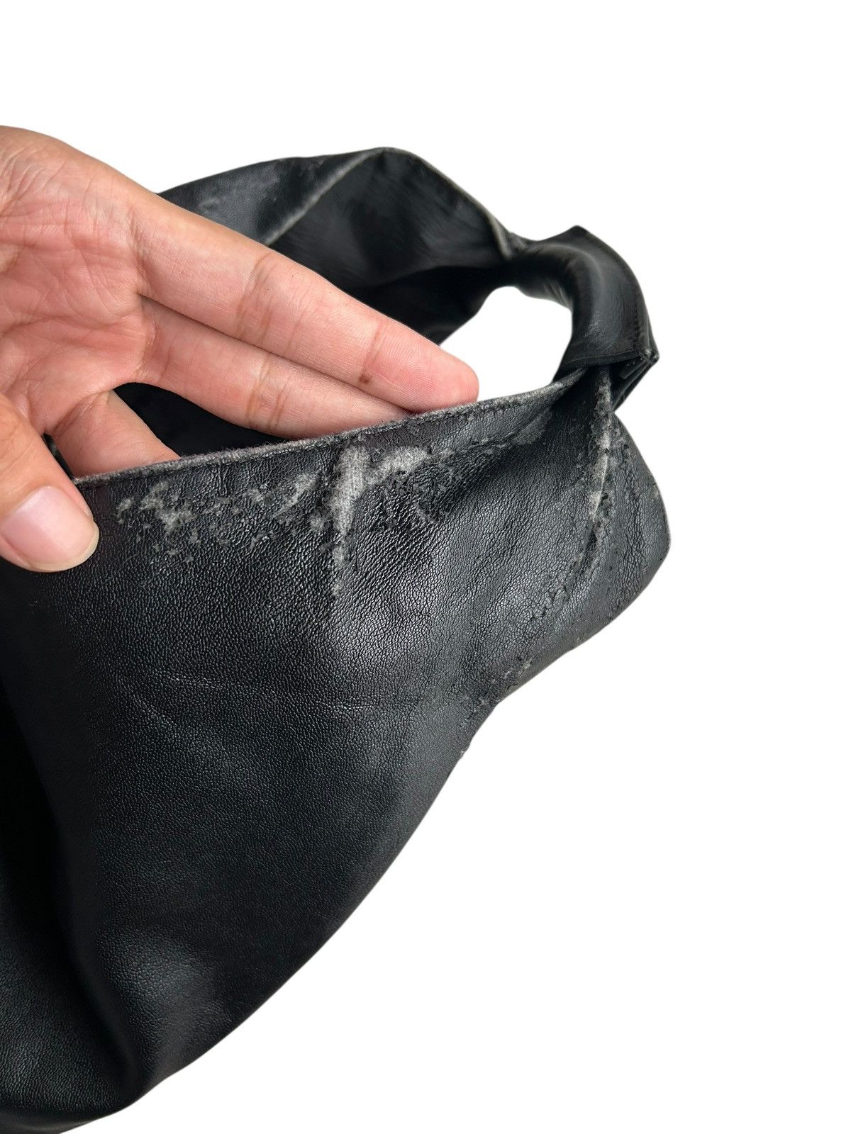 Maison Margiela MM6 - Maison Margiela Leather Distressed Tote Bag Size ONE SIZE - 19 Thumbnail