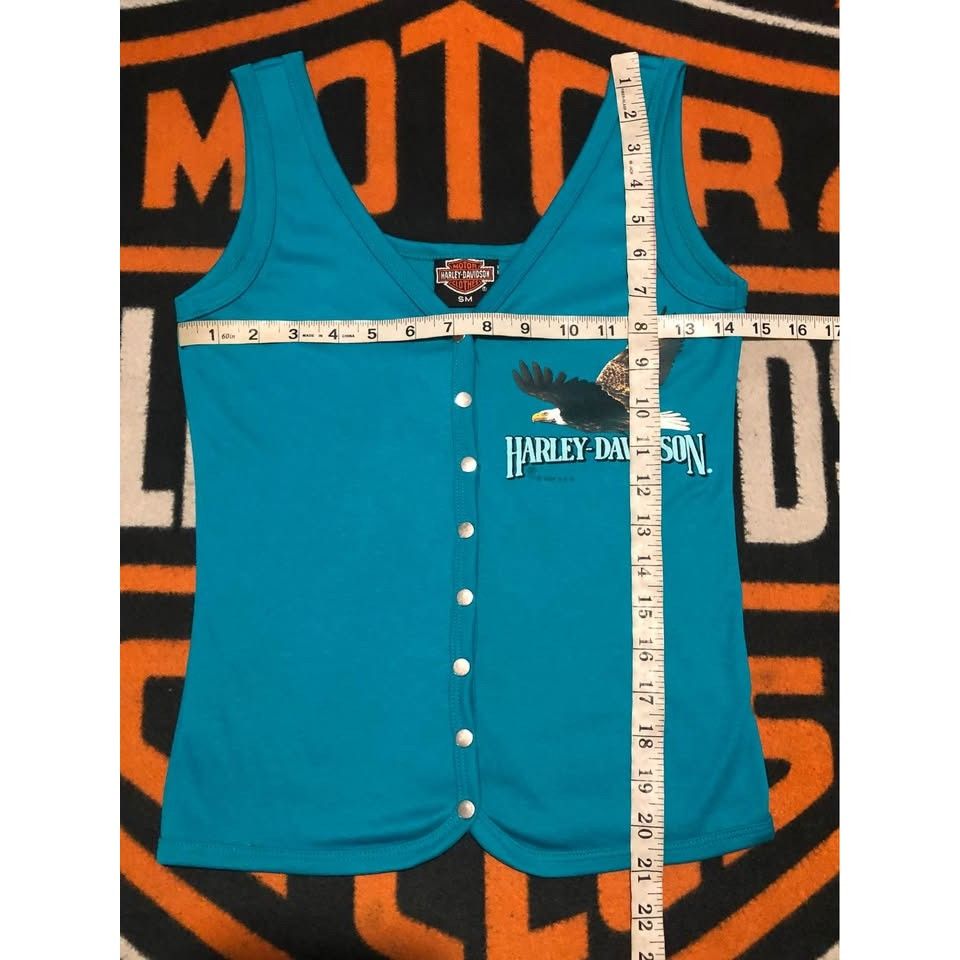 Vintage Harley-Davidson Button Button Shirt Small Women VINTAGE 1988 Size S / US 4 / IT 40 - 7 Thumbnail
