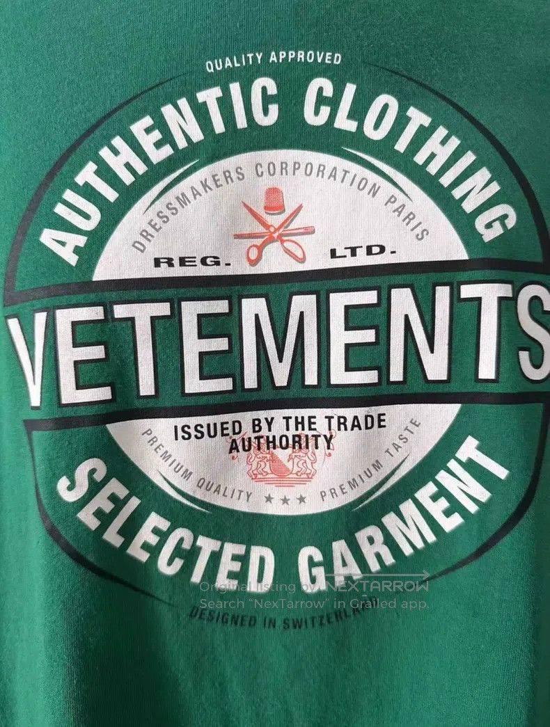 Vetements Vetements Heineken Logo Short Sleeve Size US XS / EU 42 / 0 - 2 Thumbnail