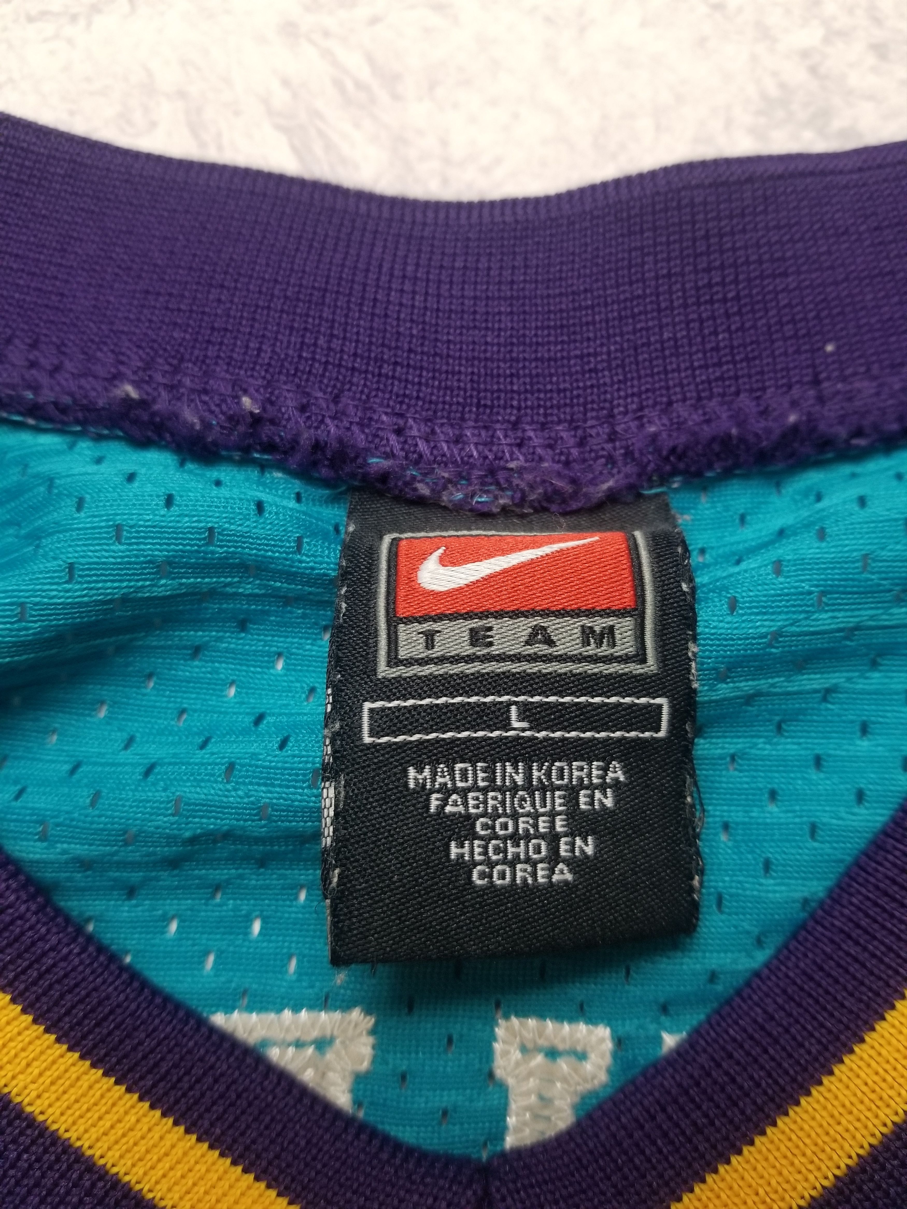 Nike Nike New Orleans Hornets Jamal Mashburn Jersey Size Youth L Size US XS / EU 42 / 0 - 16 Thumbnail
