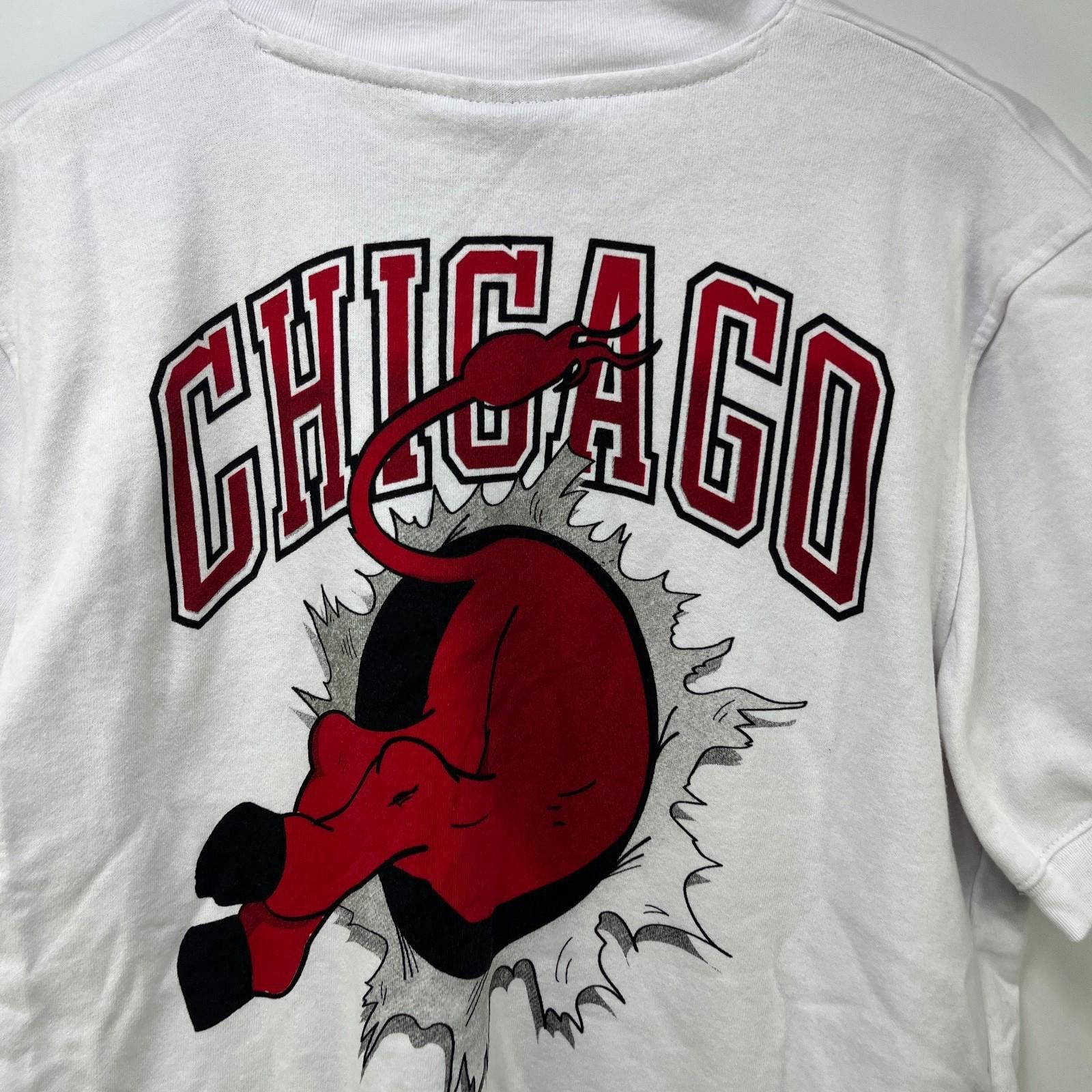 Other Vintage Chicago Bulls Short Sleeve Sweatshirt XL Size ONE SIZE - 4 Thumbnail