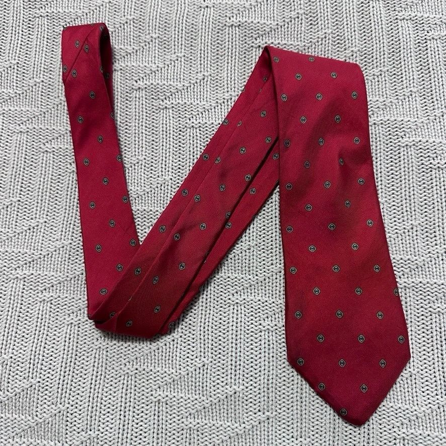 Dior Vintage Christian Dior red silk tie Size ONE SIZE - 1 Thumbnail