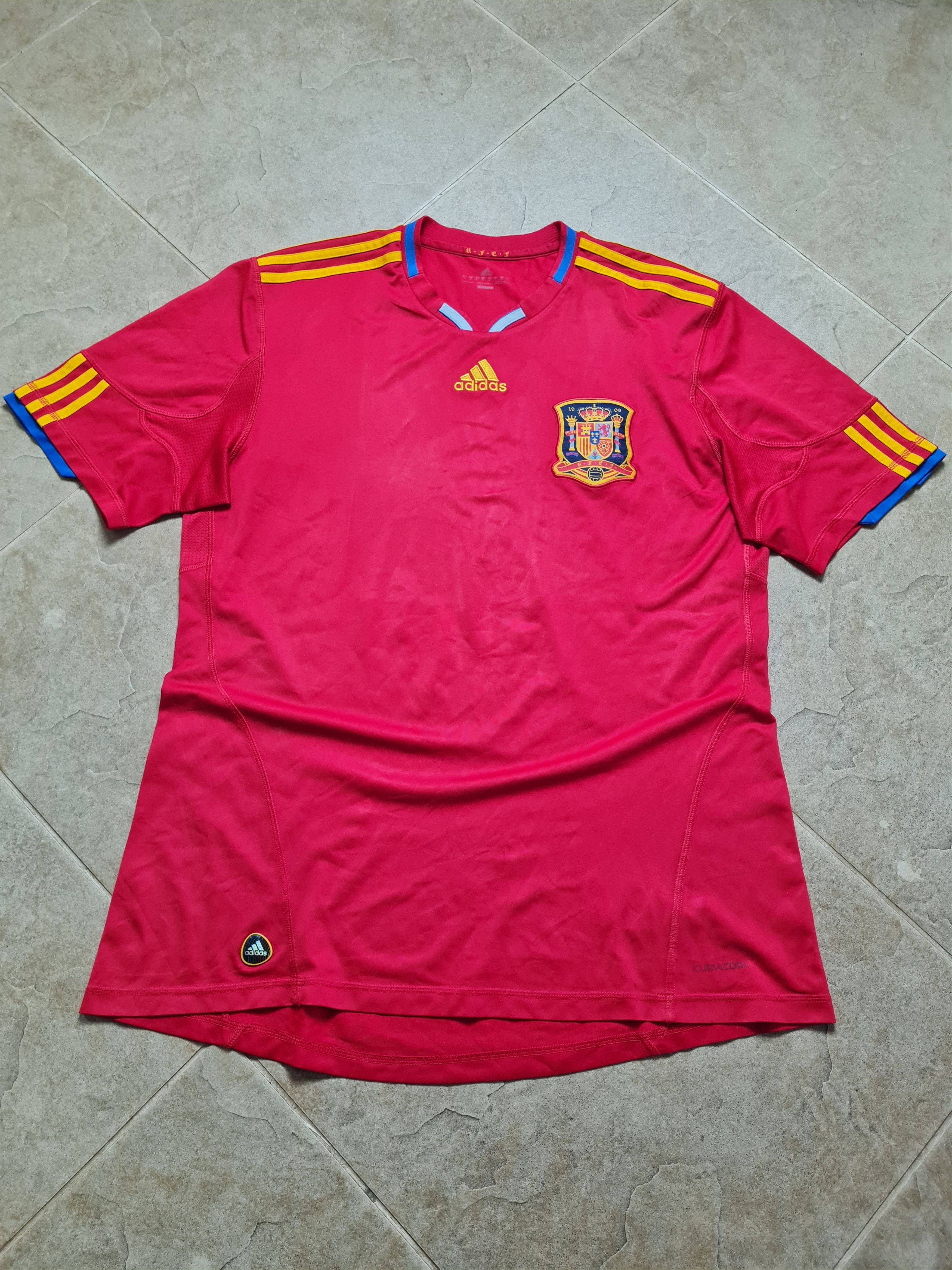 Adidas FOOTBALL JERSEY VILLA 7 SPAIN NATIONAL 10/11 WORLD WINNER Size US L / EU 52-54 / 3 - 10 Thumbnail