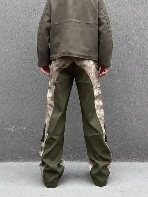 Japanese Brand vintage patchwork camouflage multi-pocket cargo trousers Size US 33 - 3 Thumbnail