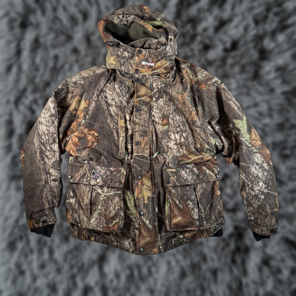 Remington 3-in-1 Insulated Hunting Jacket Mens XL Camo Multi Guard Thermore Coat