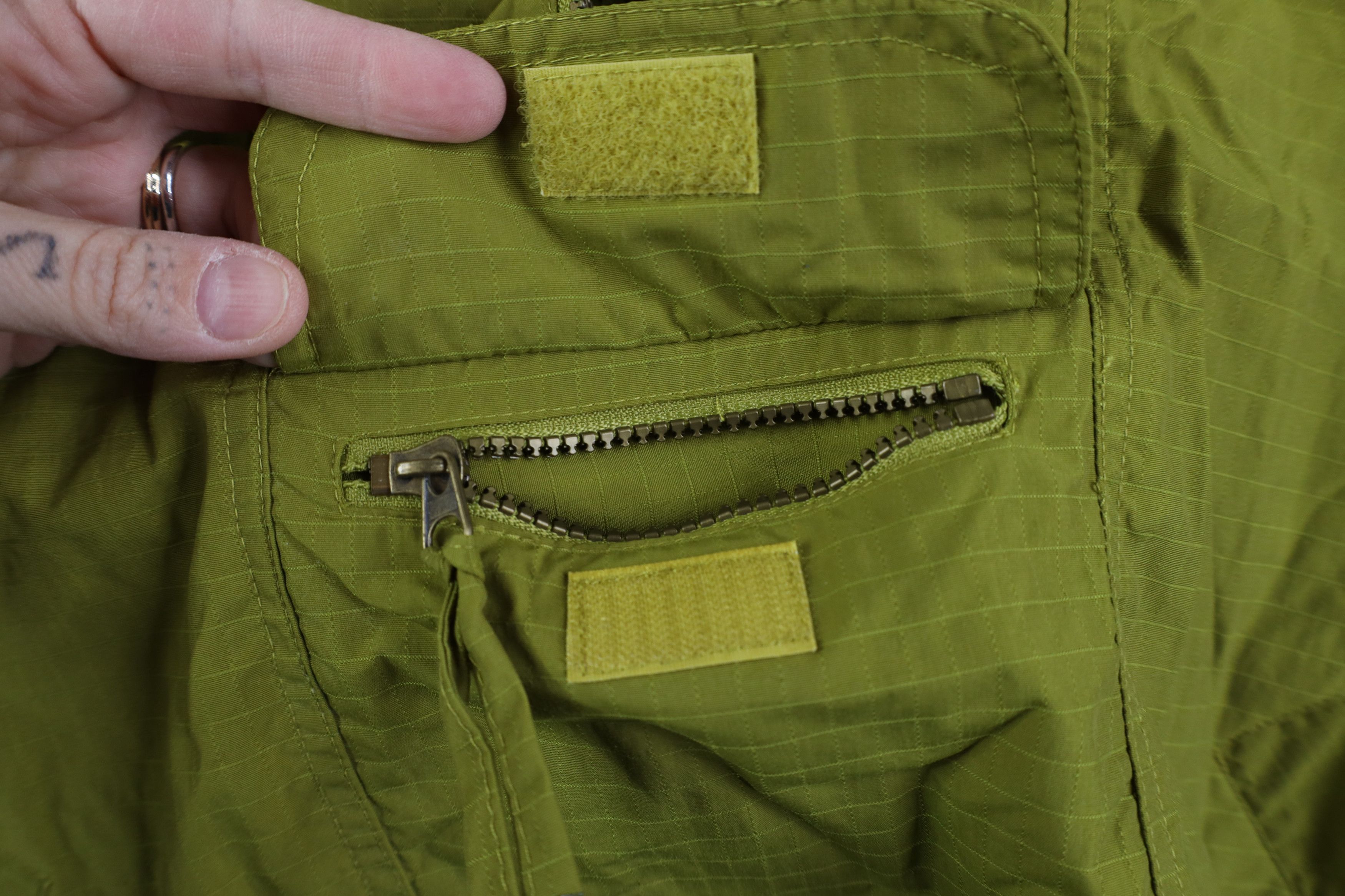 Vintage Vintage 90s Streetwear Hooded Windbreaker Jacket Green Size L / US 10 / IT 46 - 7 Thumbnail