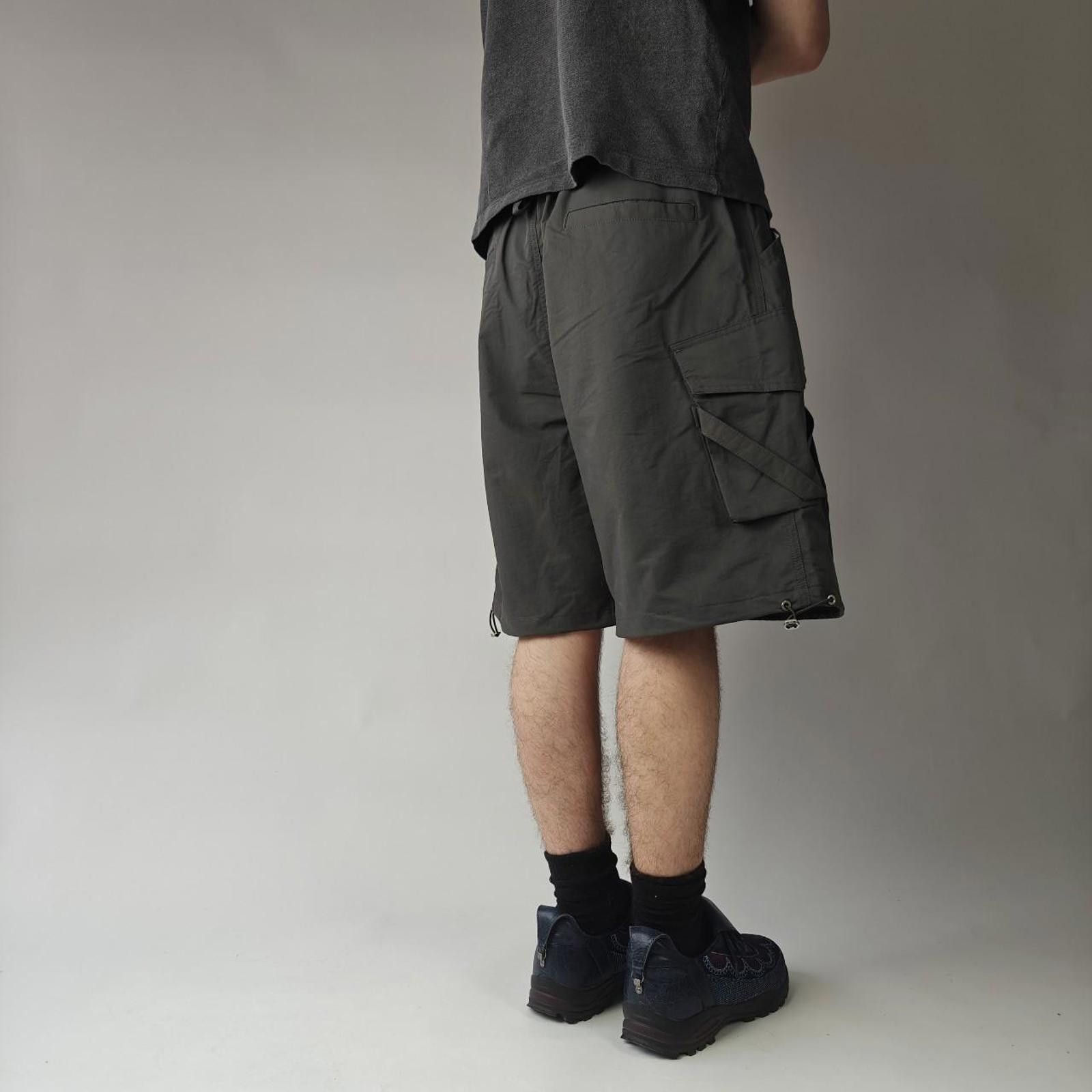 Other Grey Articulated Wide Leg Cargo Shorts Size US 32 / EU 48 - 6 Thumbnail