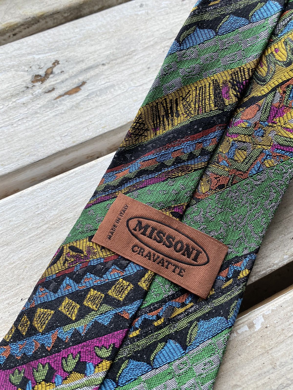 Missoni 🚨VERY RARE MISSONI SILK TIE VINTAGE Size ONE SIZE - 3 Thumbnail