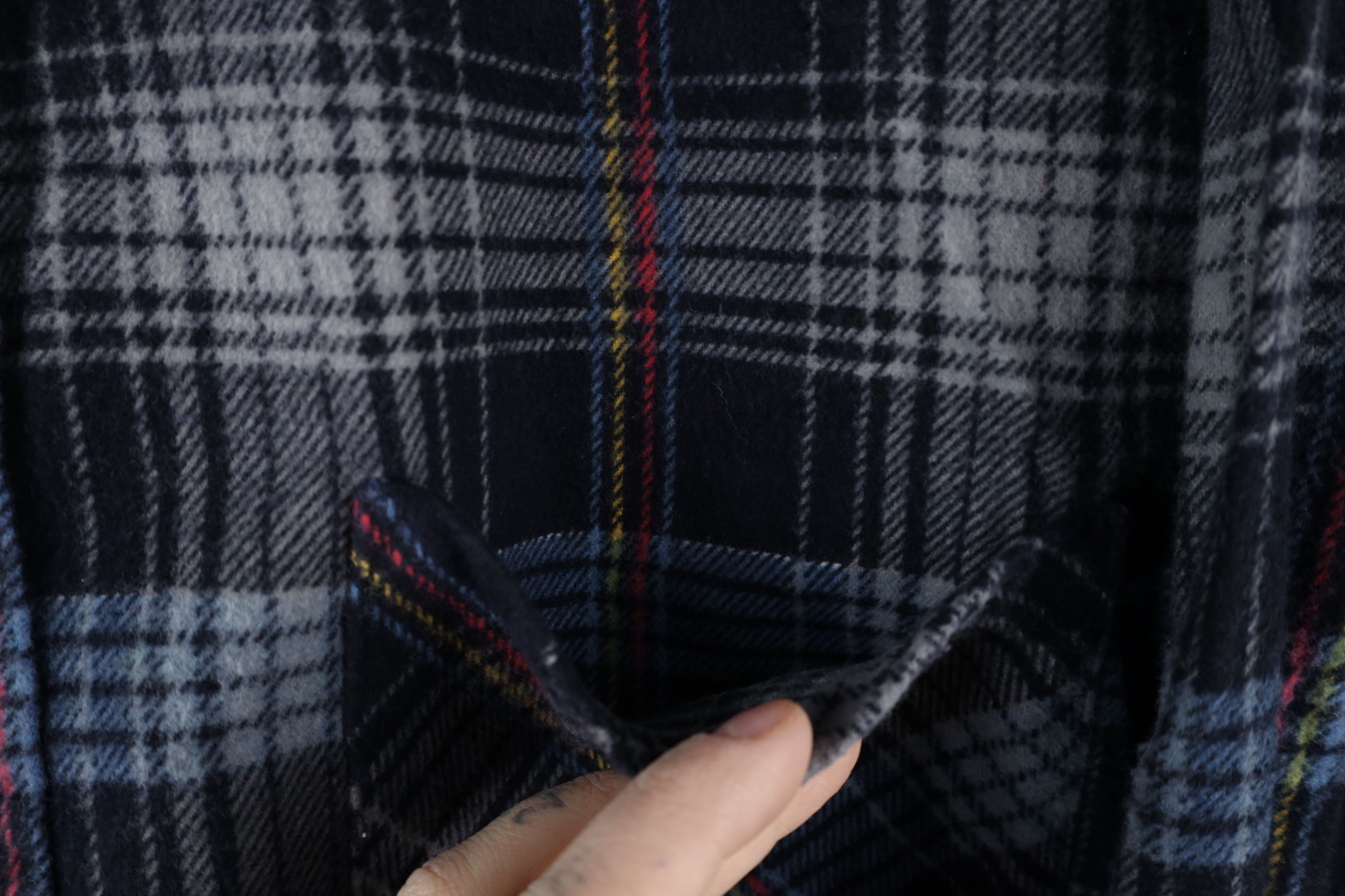 Vintage Vintage 90s Streetwear Rainbow Plaid Flannel Button Shirt Size US S / EU 44-46 / 1 - 4 Thumbnail