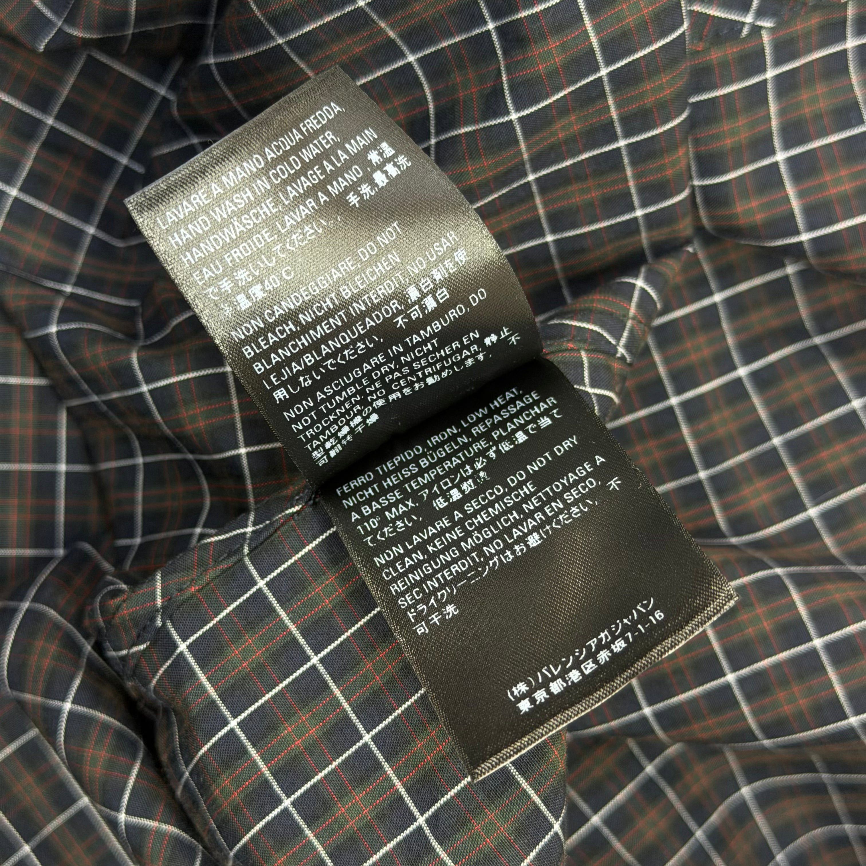 Balenciaga Balenciaga Swing Checkerboard Shirt 36 (S) Size US S / EU 44-46 / 1 - 8 Thumbnail