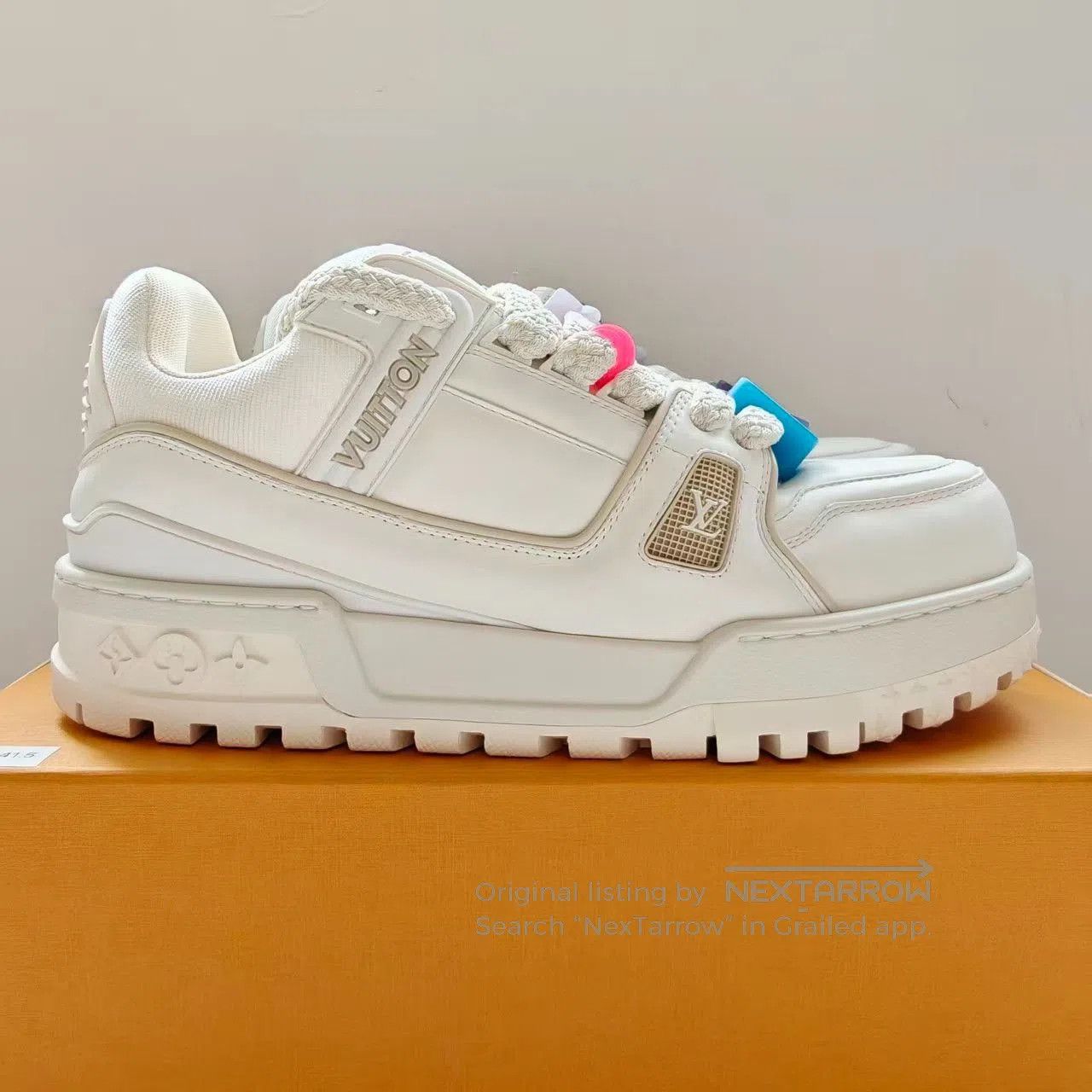 Louis Vuitton Louis Vuitton Trainer White Size 41. Size US 8 / EU 41 - 3 Thumbnail