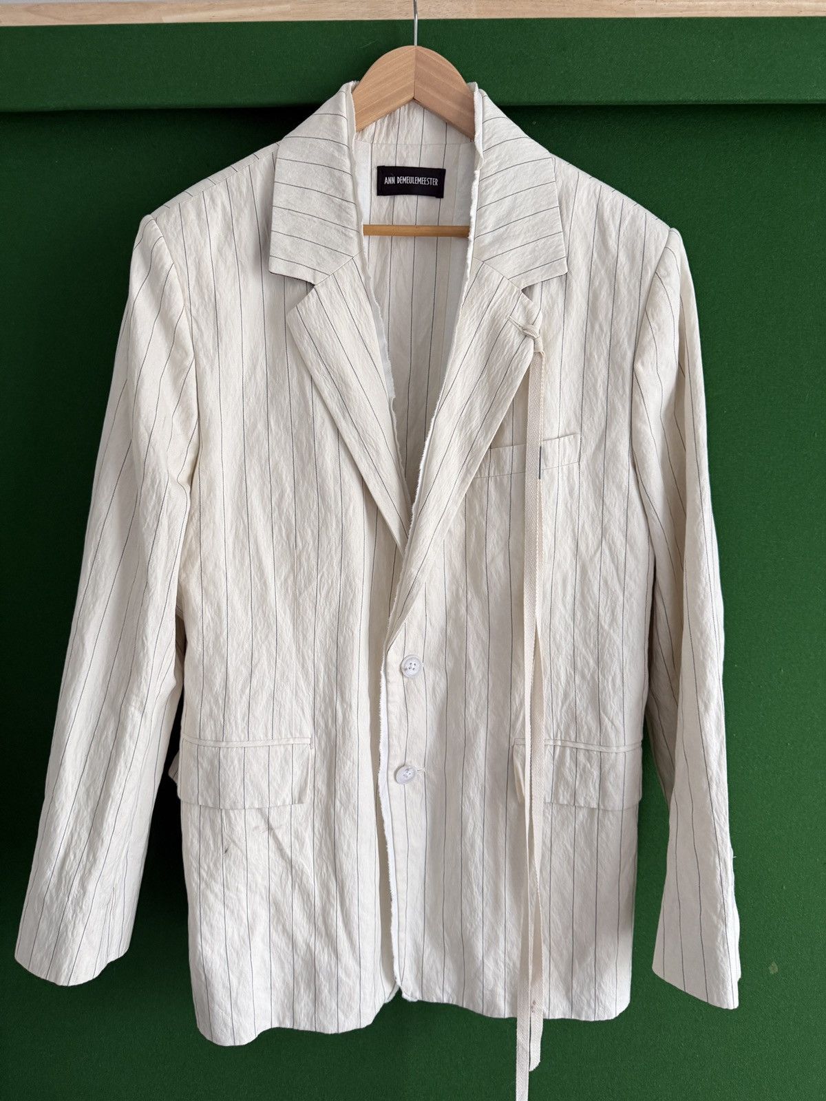 Ann Demeulemeester Ann Demeulemeester Hansteen tailored blazer Size US L / EU 52-54 / 3 - 1 Thumbnail