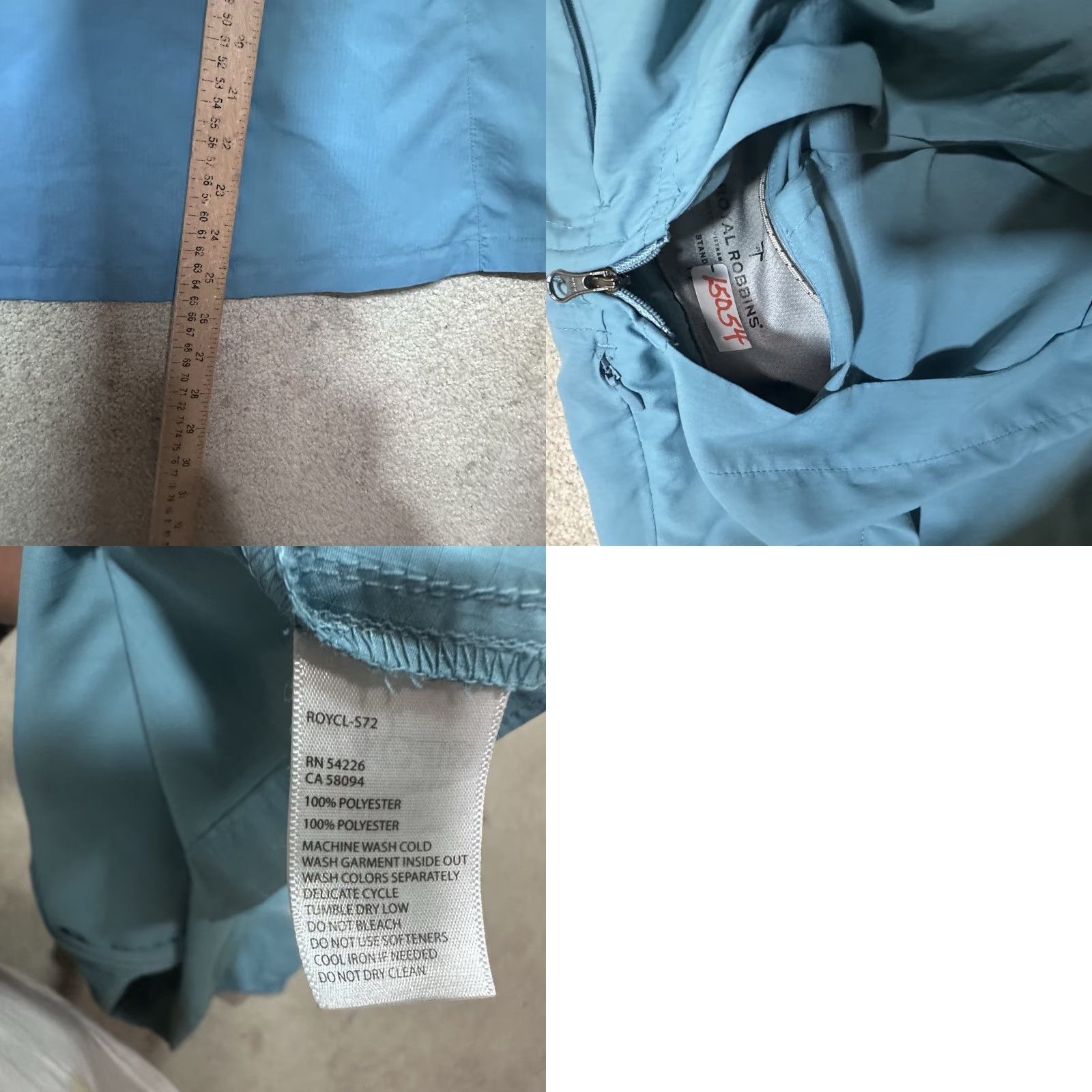 Royal Robbins Royal Robbins Windbreaker Jacket Womens Medium Blue Regular Fit Jacket Size M / US 6-8 / IT 42-44 - 8 Thumbnail